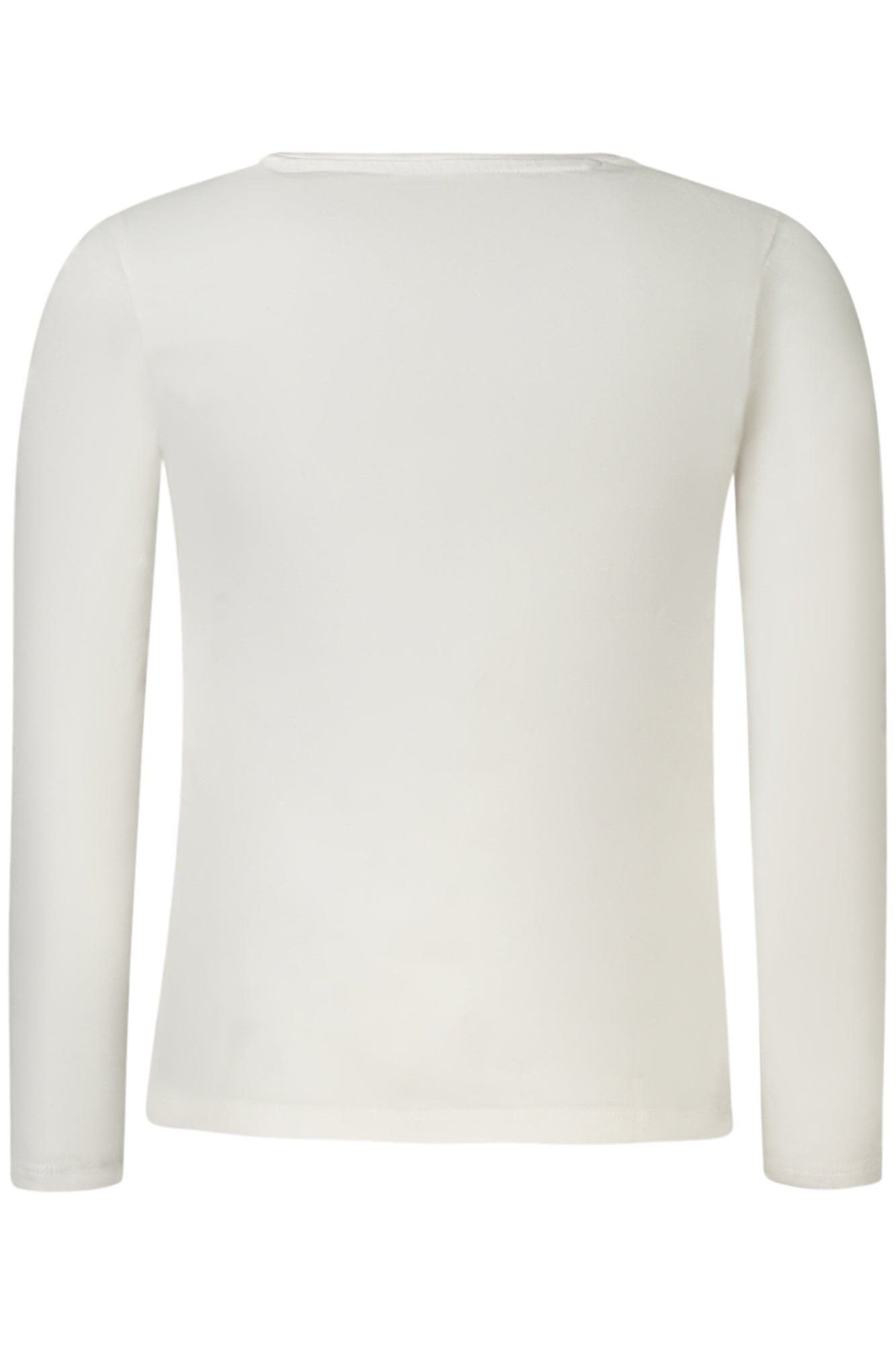 K4BI04J1314_BIG011 – Weißes Mädchen Langarmshirt aus Bio-Baumwolle mit Logo-Druck – Größe: 4A, 5A, 3A, 7A, 6A – Farbe: Bianco
