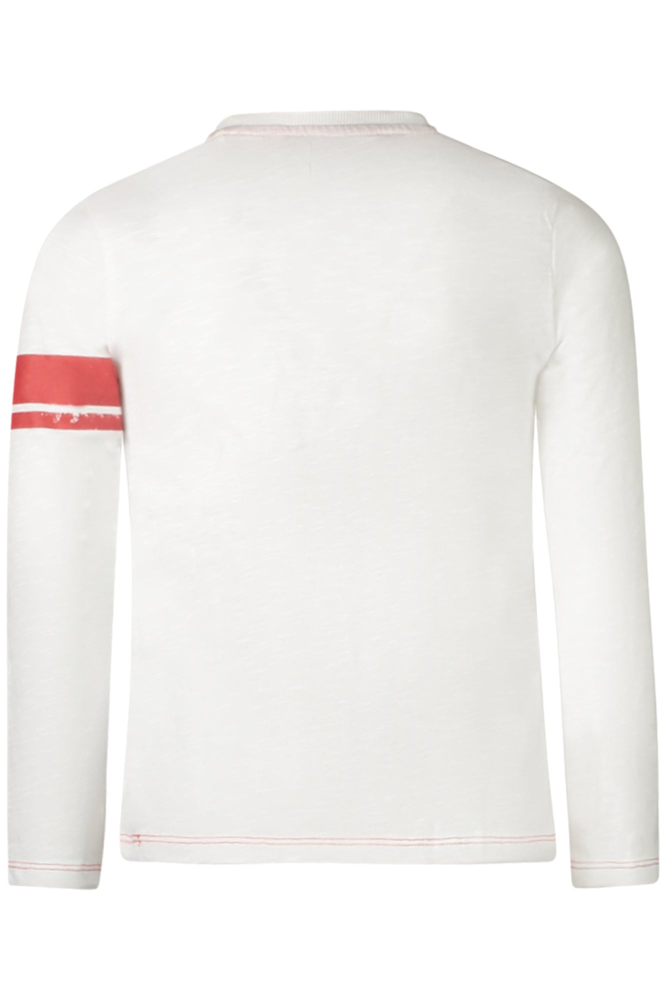 N4YI10K6XN4_BIG011 – Weißes Kinder-Langarmshirt aus Bio-Baumwolle mit Print-Design – Größe: 4A, 3A, 6A – Farbe: Bianco