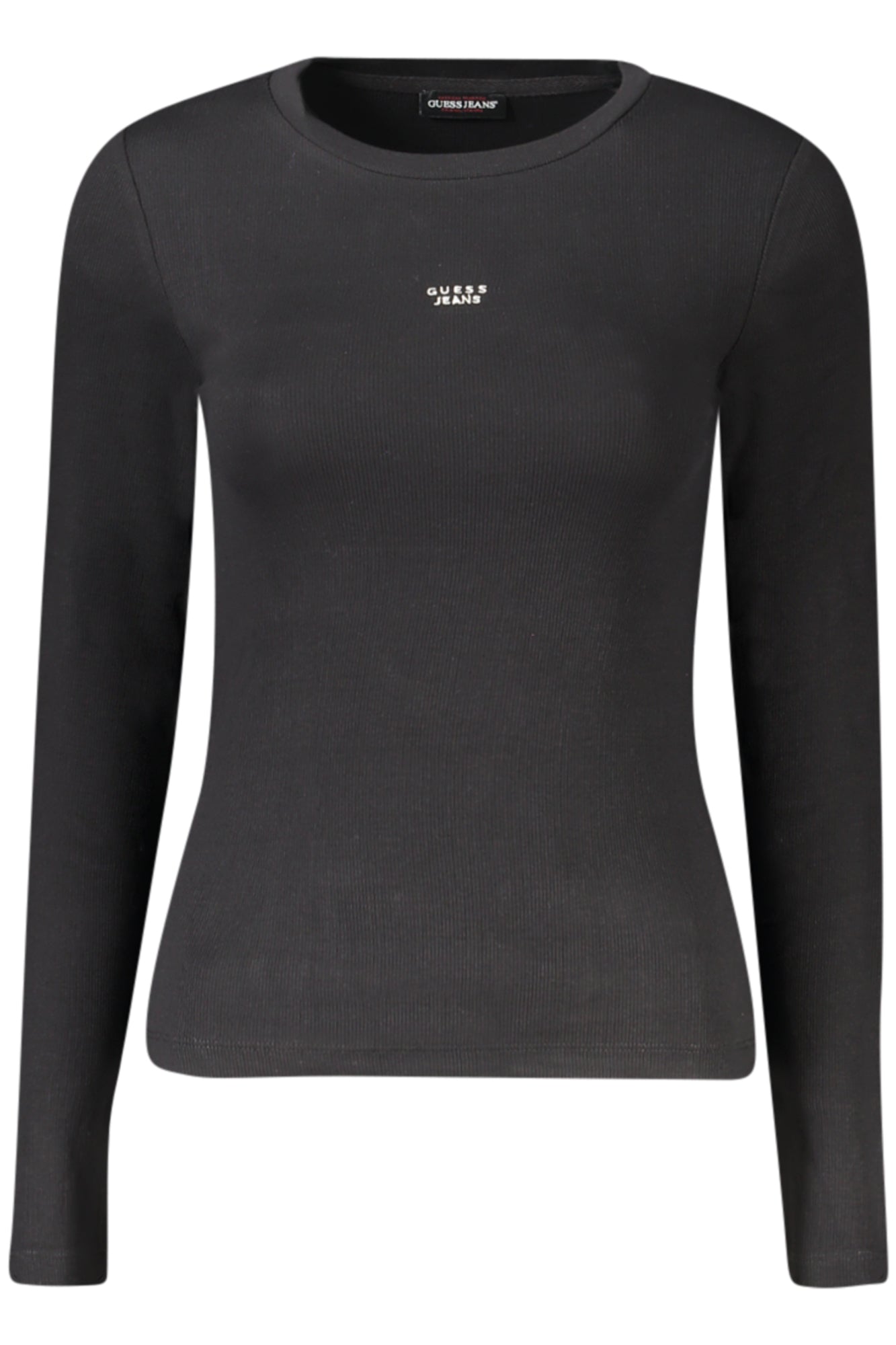 W5BP01KA0H1_NEJBLK – Stilvolles Damen Langarmshirt in Schwarz mit Stickerei-Details – Größe: S, M, L, XL, 2XL – Farbe: Nero