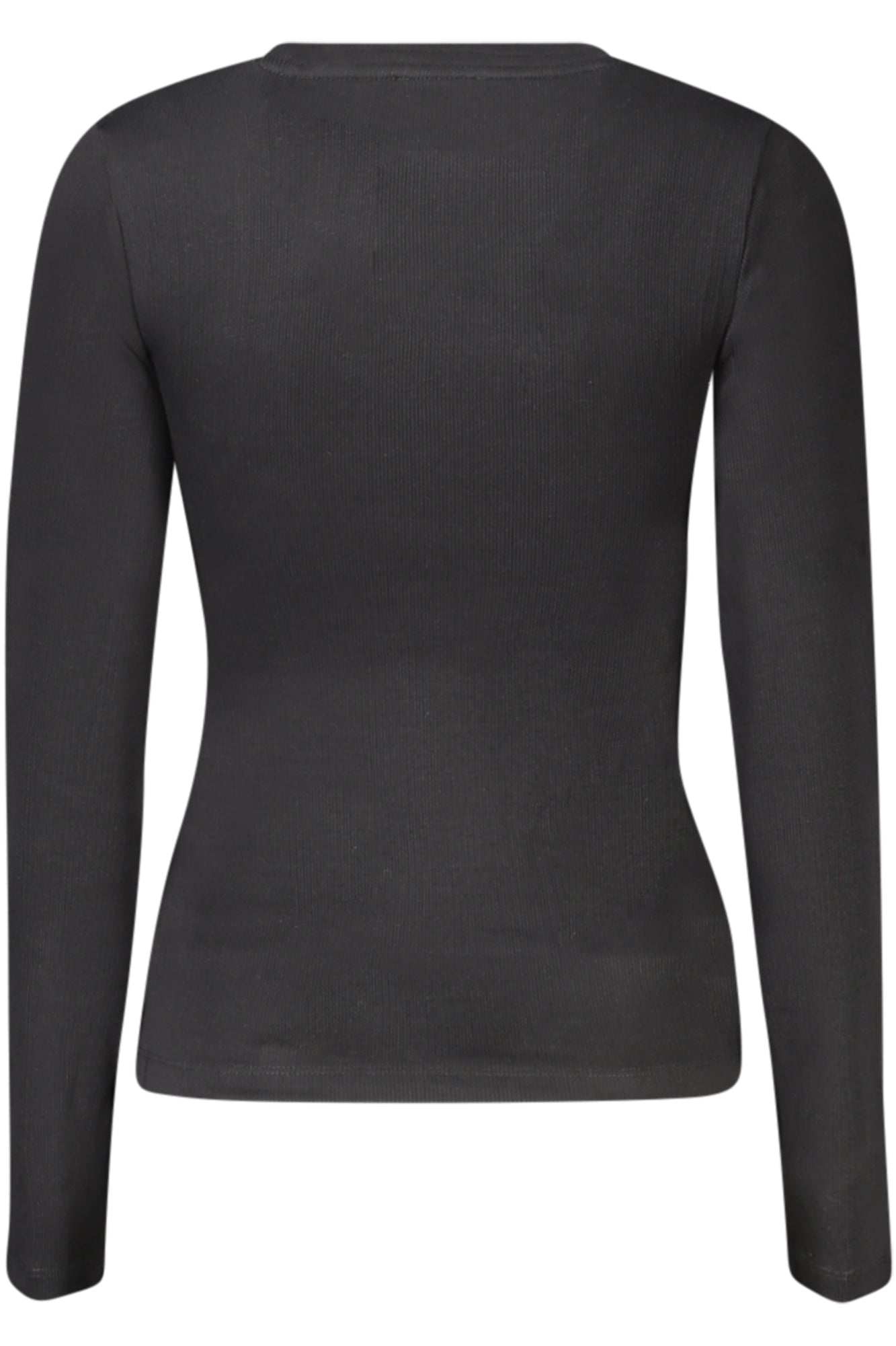 W5BP01KA0H1_NEJBLK – Stilvolles Damen Langarmshirt in Schwarz mit Stickerei-Details – Größe: S, M, L, XL, 2XL – Farbe: Nero