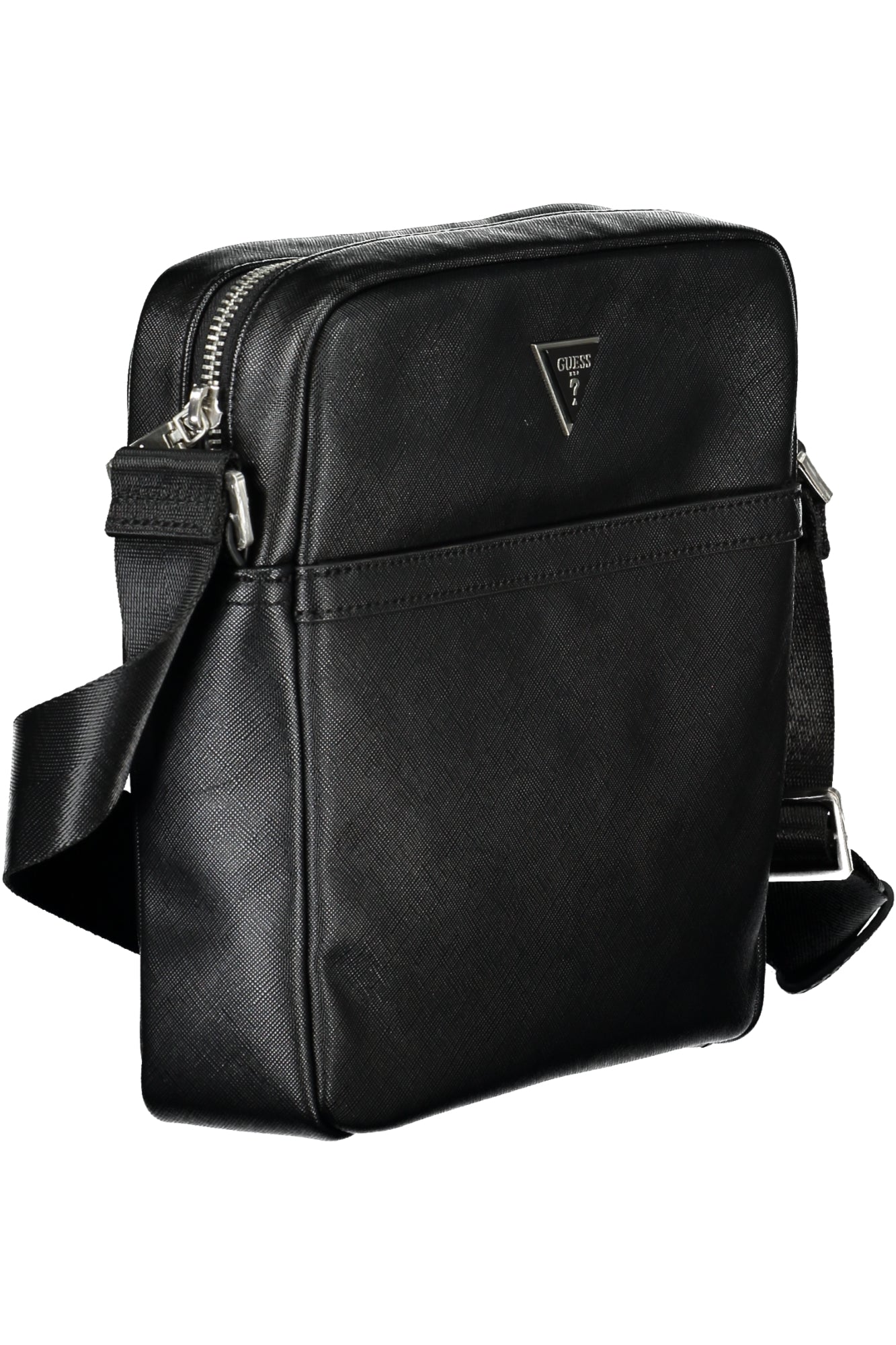 HMECSAP3158_NEBLA – Schwarze Herren Umhängetasche - Verstellbar mit vielen Fächern – Größe: UNI – Farbe: Nero
