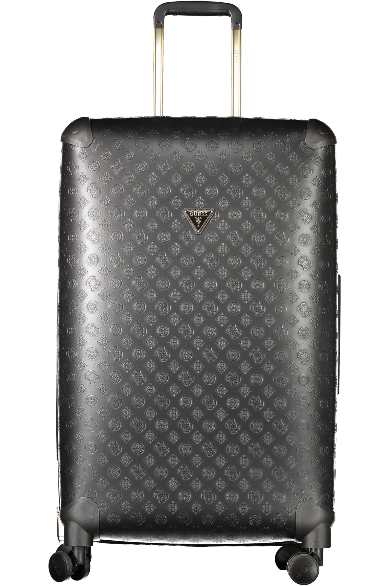 K7452988_NEBLACK – Großer Schwarzer Dametrolley: Leicht, geräumig & sicher reisen! – Größe: UNI – Farbe: Nero