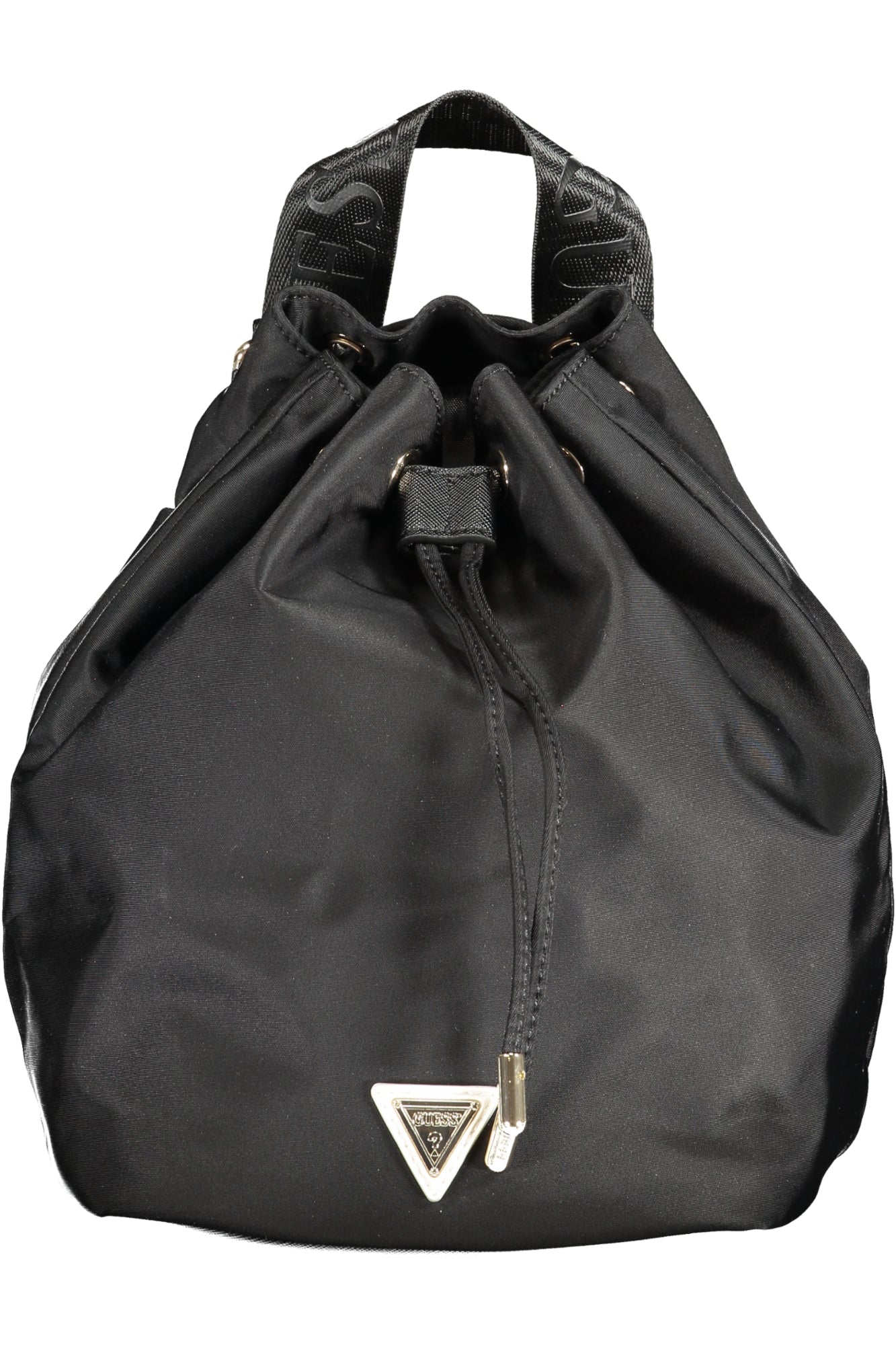 V4GZ05WG8Z0_NEJBLK – Stylischer Damen Rucksack Schwarz mit Verstellbaren Trägern und Logo – Größe: UNI – Farbe: Nero