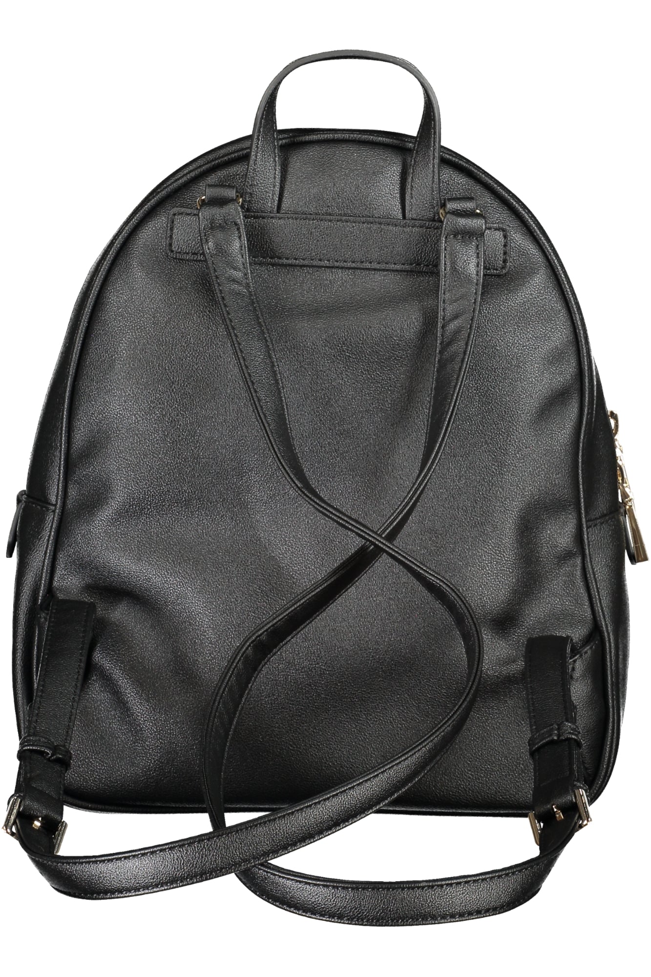 BG699433_NEBLACK – Stylischer Damen Rucksack Schwarz: Praktisch mit Handyfach & Logo – Größe: UNI – Farbe: Nero