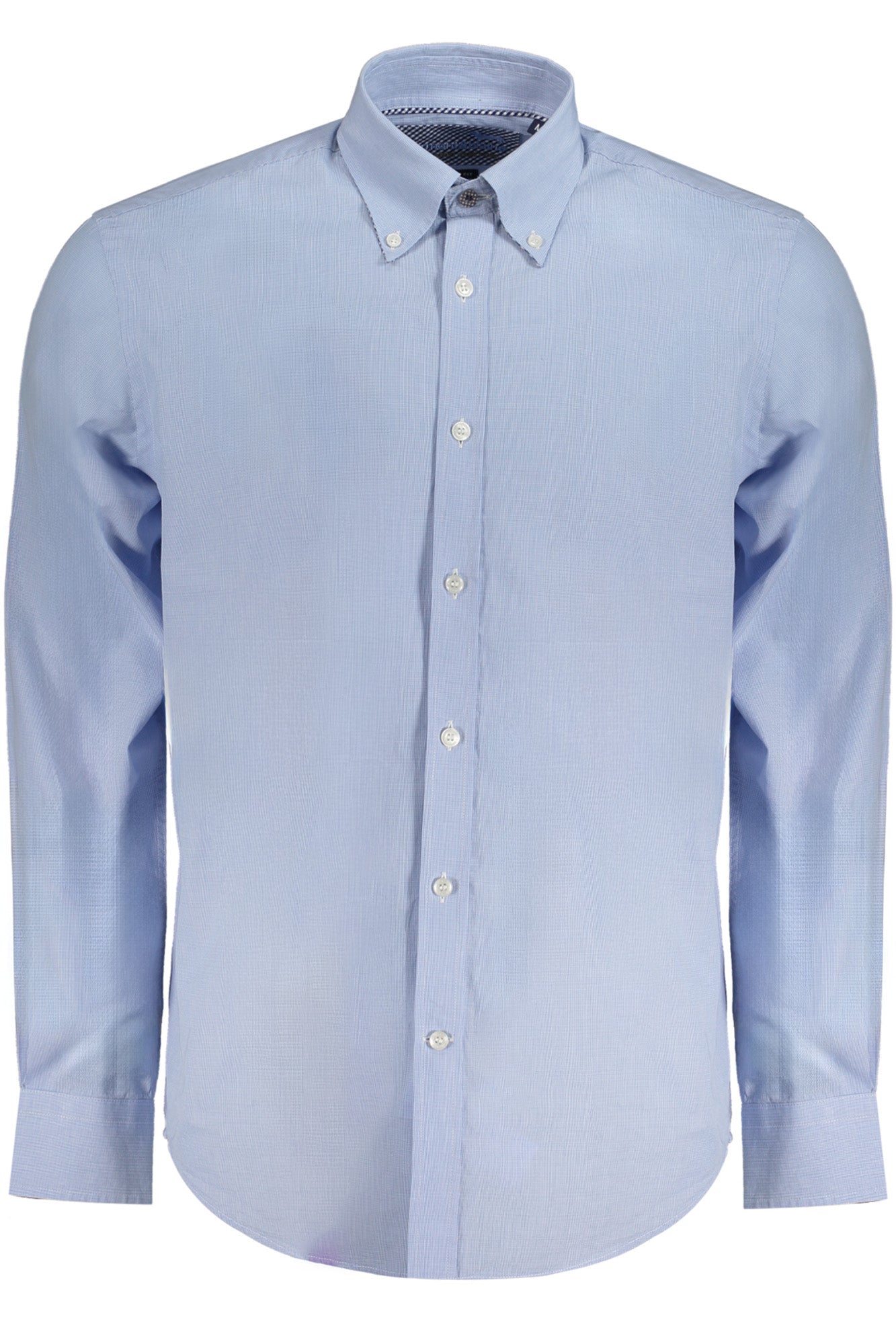 CRM012011465_AZ810 – Elegantes Herrenhemd Blau: Regular Fit, Button-Down, Bio-Baumwolle – Größe: S, M, L, XL, 2XL – Farbe: Azzurro