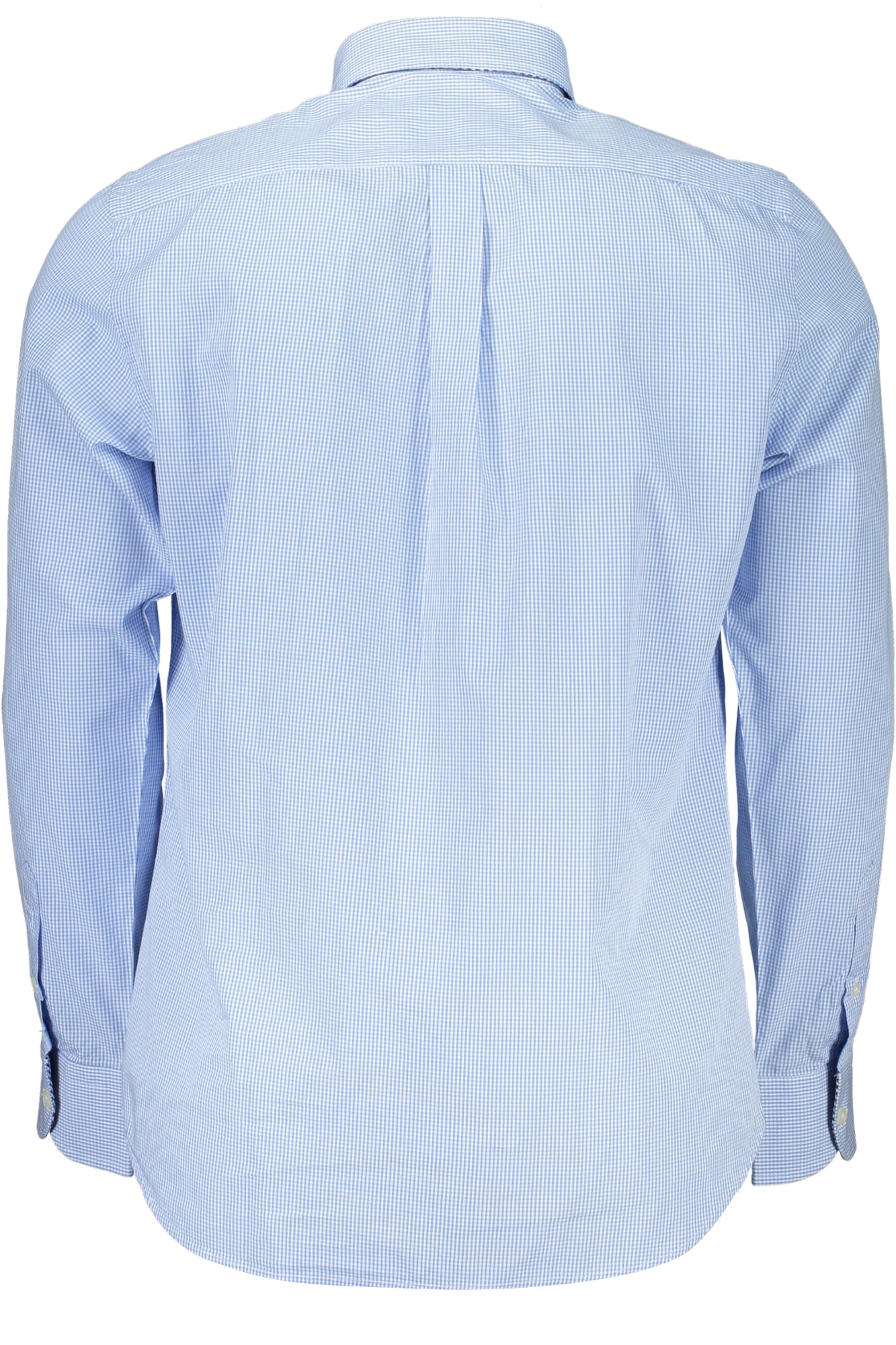 CRK012011464_AZ810 – Elegantes Herrenhemd: Langarm, Regular Fit, Bio-Baumwolle, Blau – Größe: 2XL – Farbe: Azzurro