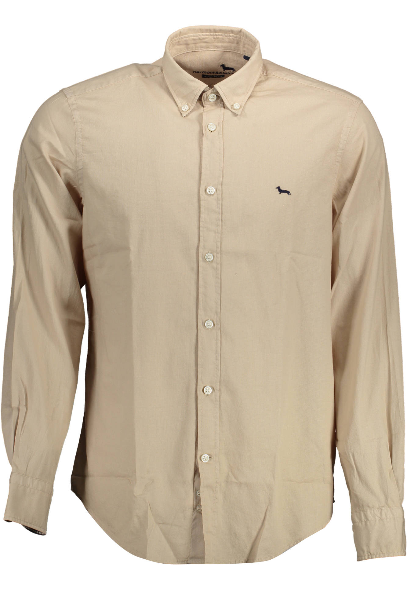 CRH011-011948_BEIGE_218 – Elegantes Beige Herren Langarmshirt - Regular Fit mit Stil – Größe: XL, 2XL – Farbe: Beige