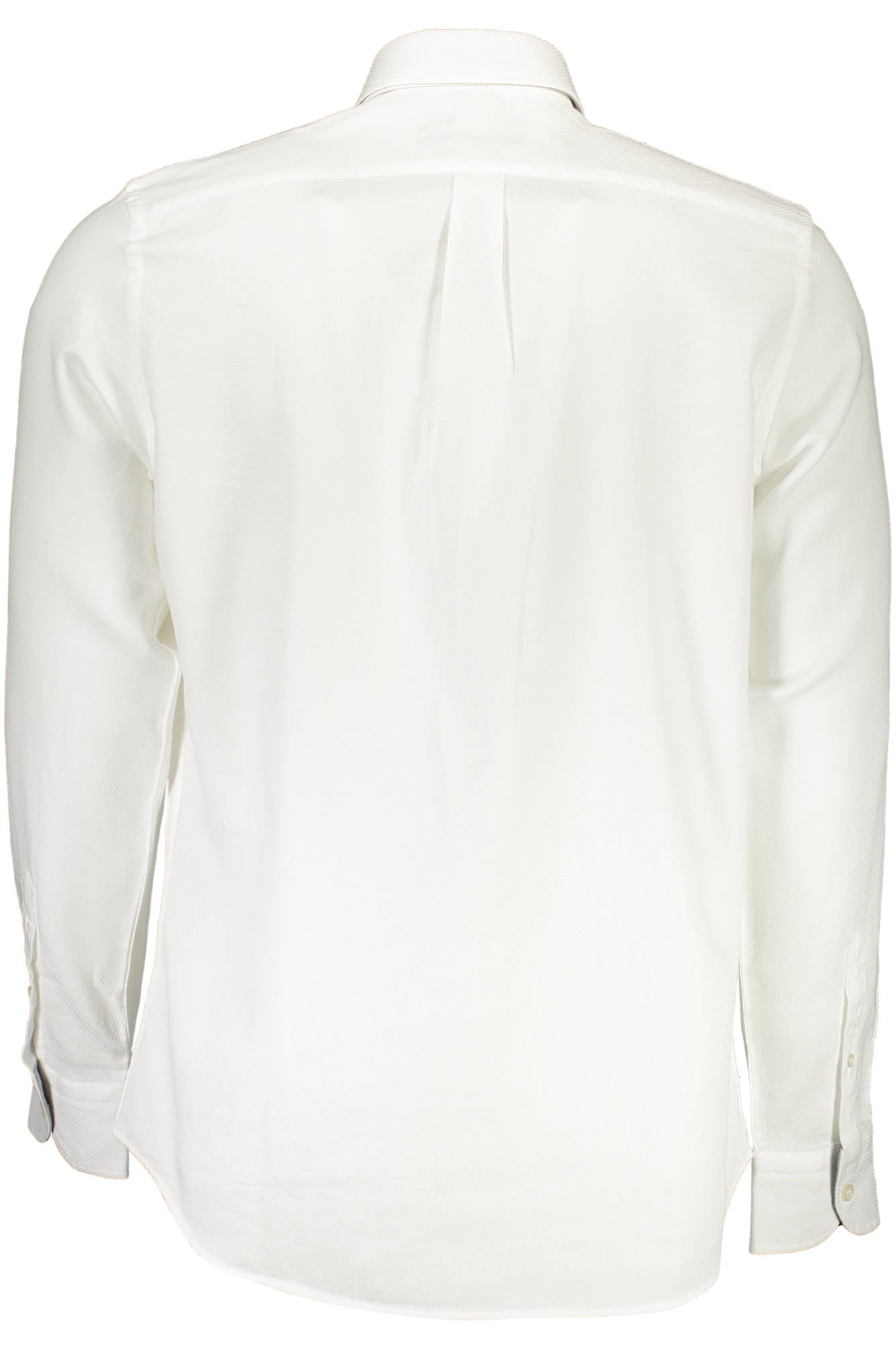 CRI011012061_BIANCO_100 – Herrenhemd Weiß: Langarm, Regular Fit, Stilvolle Details – Größe: XL, S – Farbe: Bianco