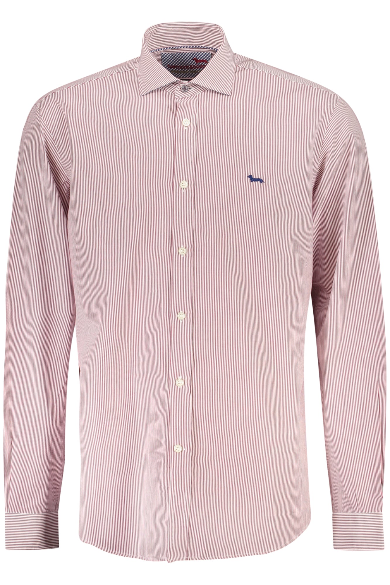 CND680006912_92CE483_ROSSO523 – Elegantes Slim Fit Herrenhemd in Rot mit Button-Down-Kragen – Größe: 2XL – Farbe: Rosso