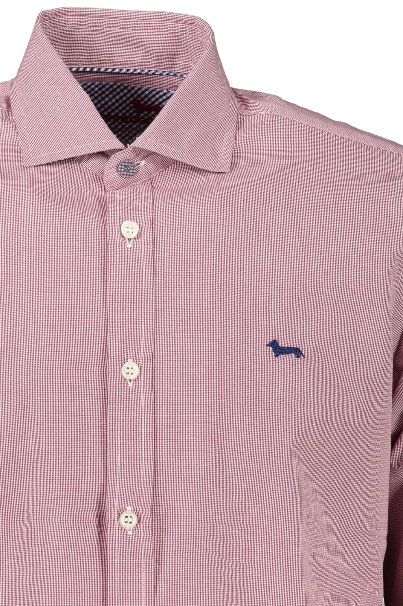 CNK012011465_RO502 – Bio-Baumwolle Herrenhemd Rot – Schmale Passform & Stilvolle Details – Größe: 2XL – Farbe: Rosso