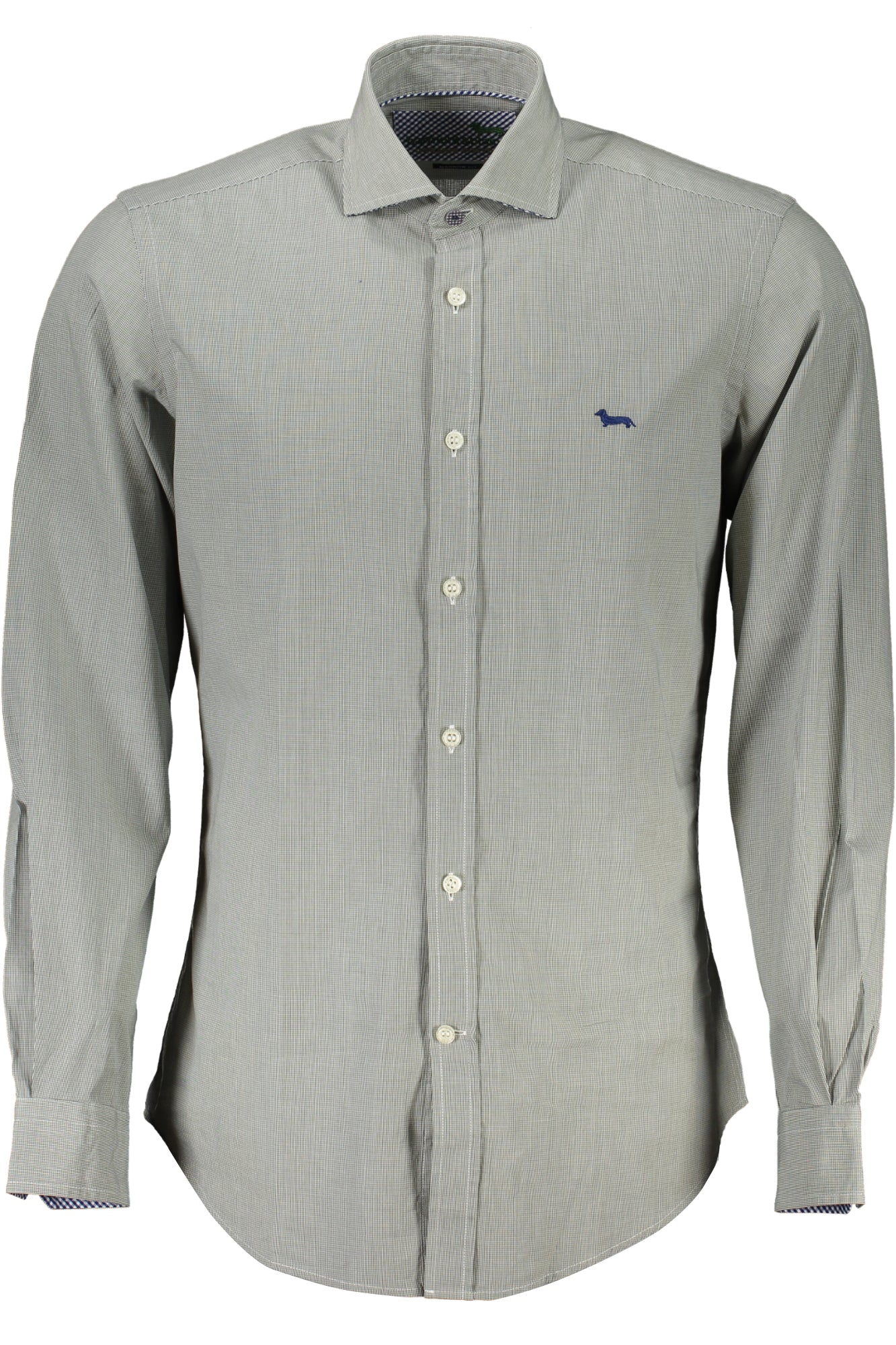 CNK012011465_VE642 – Elegantes Herren Langarmhemd Grün – Schmale Passform, Bio-Baumwolle – Größe: XL, 2XL – Farbe: Verde