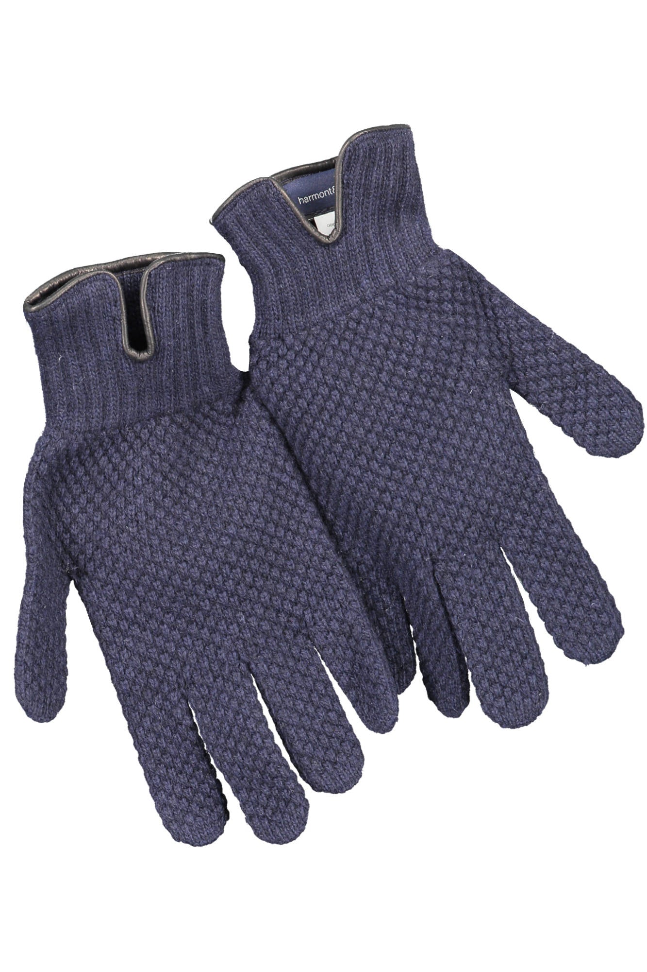 G0I008030187_BLU_845 – Elegante Herren-Handschuhe in Blau mit dezentem Logo-Design – Größe: M, L, XL – Farbe: Blu