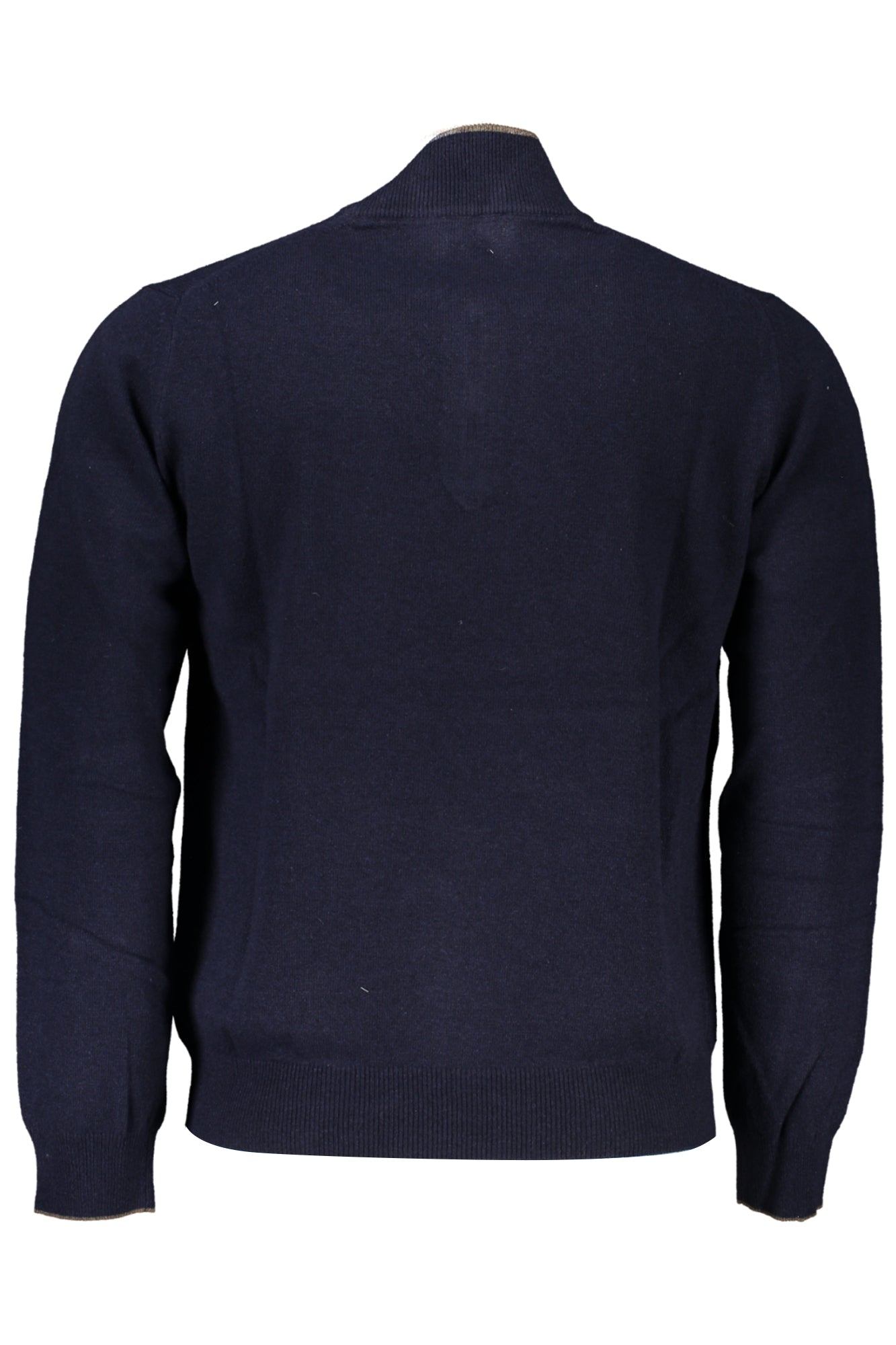 HRK444030187_BL845 – Eleganter Herren-Pullover in Blau mit Zipper und Kontrastdetails – Größe: L, XL, 2XL, 3XL – Farbe: Blu