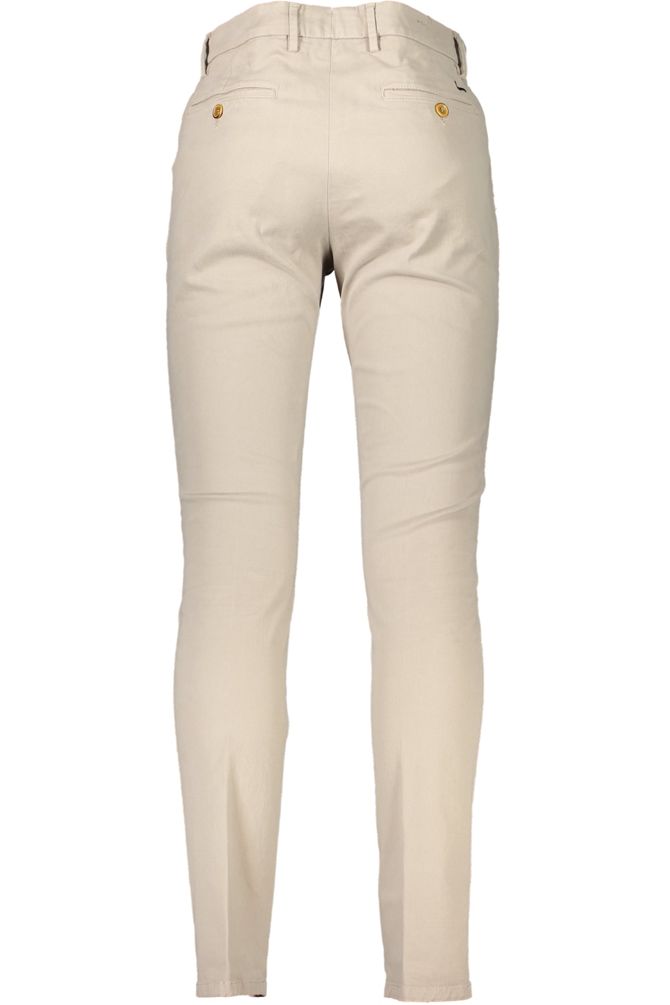 WNK300053022_BE226 – Elegante Beige Herrenhose: Enger Schnitt, 4 Taschen, Logo-Detail – Größe: 56, 46, 54 – Farbe: Beige