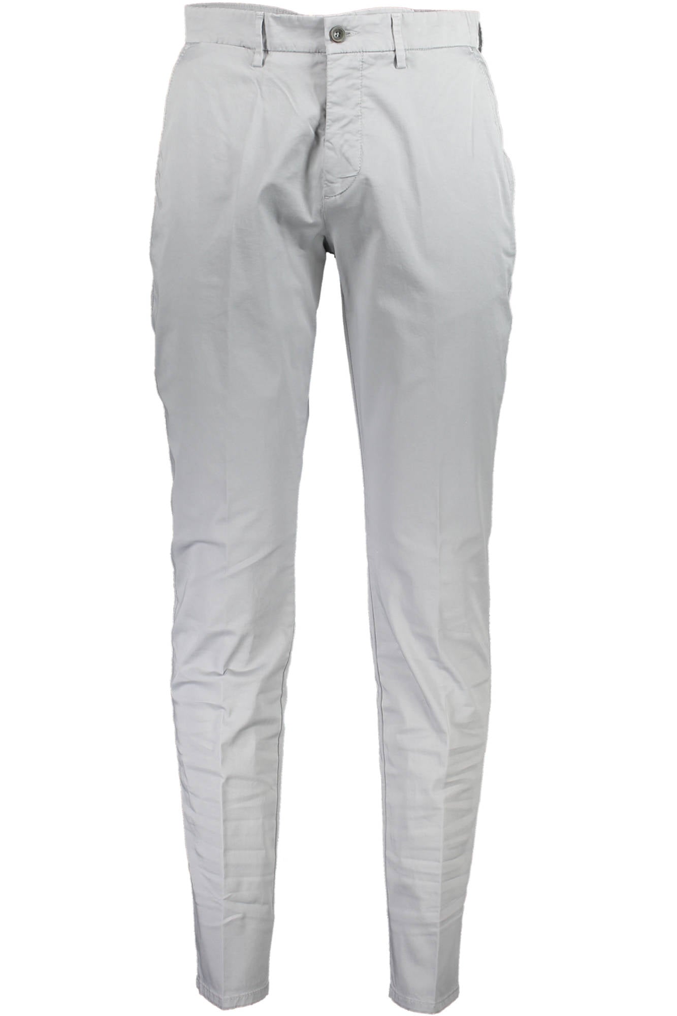 WNJ300-053163_GRIGIO_915 – Moderne graue Herrenhose – schmale Passform mit Stickerei und Logo – Größe: 54, 56, 52 – Farbe: Grigio