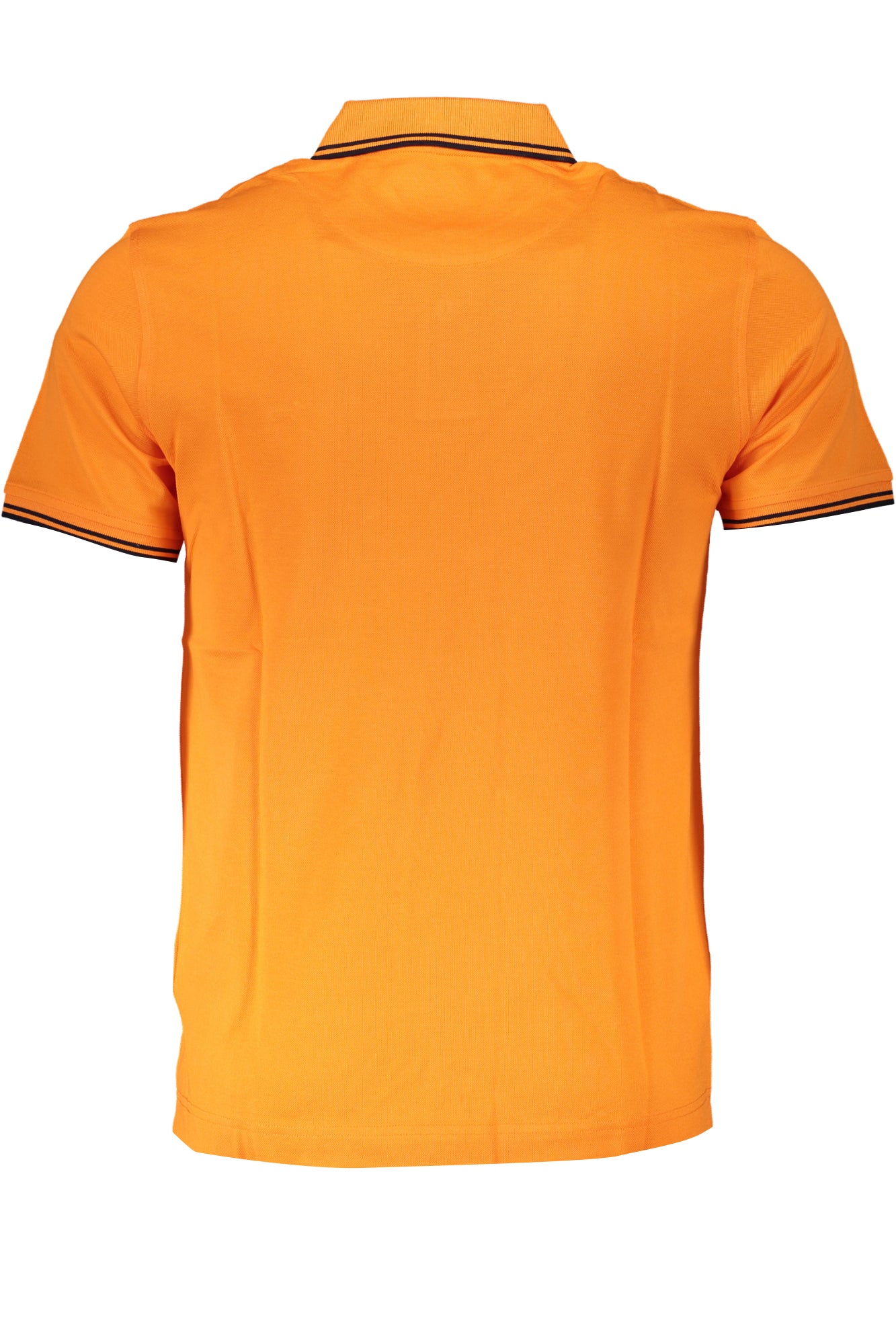 LNL010021148_AR402 – Elegantes Herren Kurzarm-Polo in Orange mit Kontrastdetails – Größe: S, M, L, XL, 2XL – Farbe: Arancione