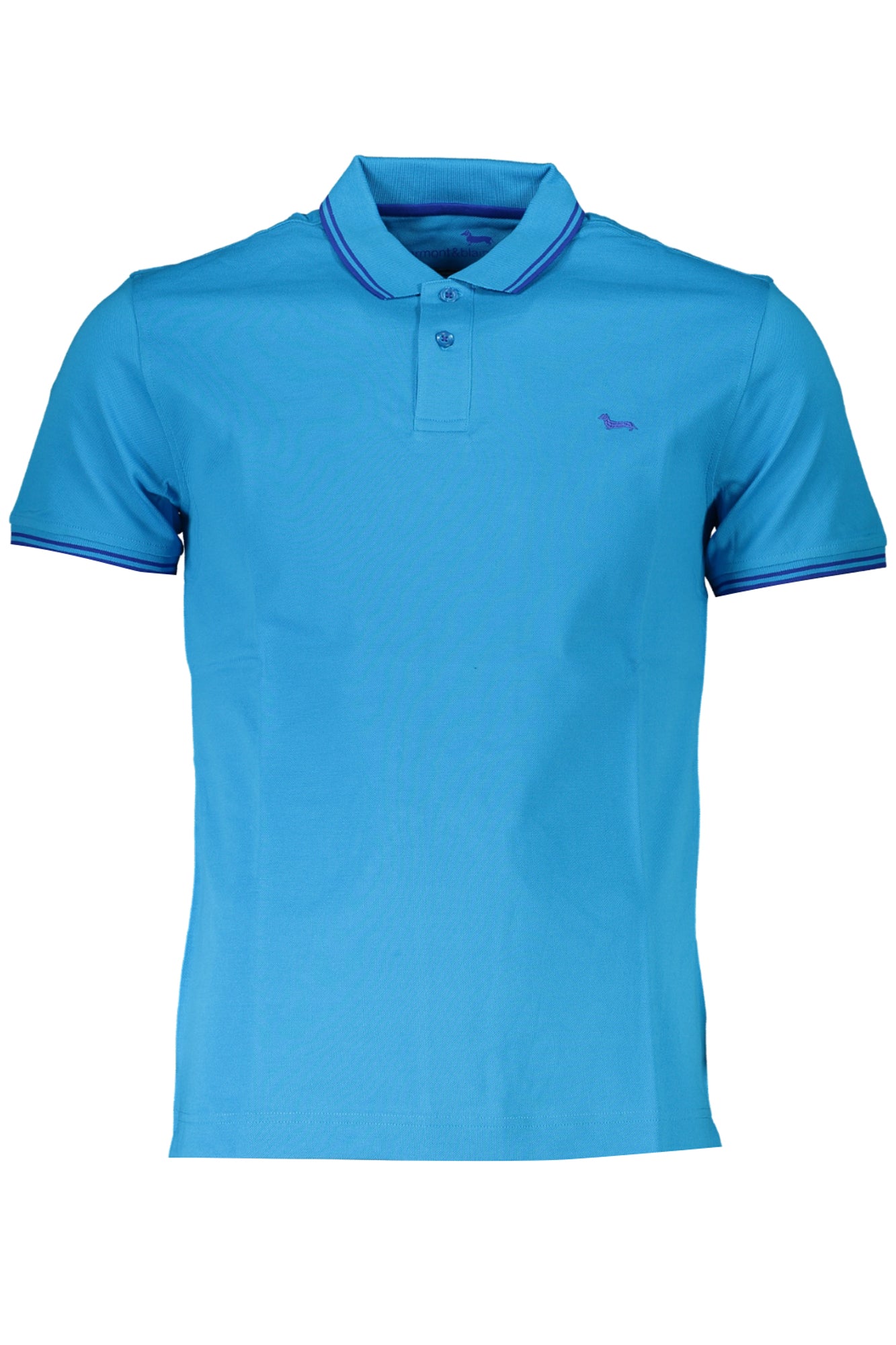 LNL010021148_AZ807 – Elegantes Herren Polo Blau - Schmal geschnitten mit Details – Größe: S, M, L, XL, 2XL, 3XL – Farbe: Azzurro