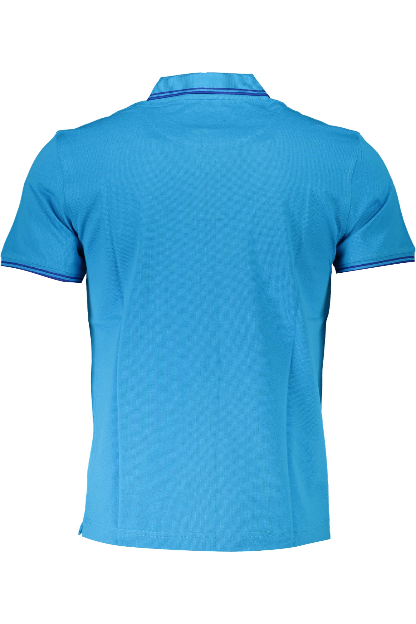 LNL010021148_AZ807 – Elegantes Herren Polo Blau - Schmal geschnitten mit Details – Größe: S, M, L, XL, 2XL, 3XL – Farbe: Azzurro