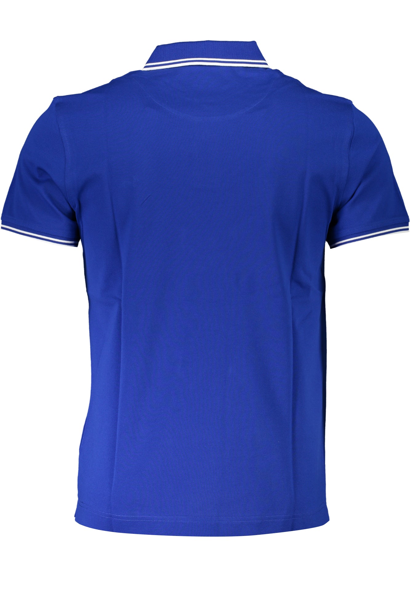 LNL010021148_BL854 – Elegantes Herren-Poloshirt in Blau mit kontrastierenden Details – Größe: S, M, L, XL, 2XL, 3XL – Farbe: Blu