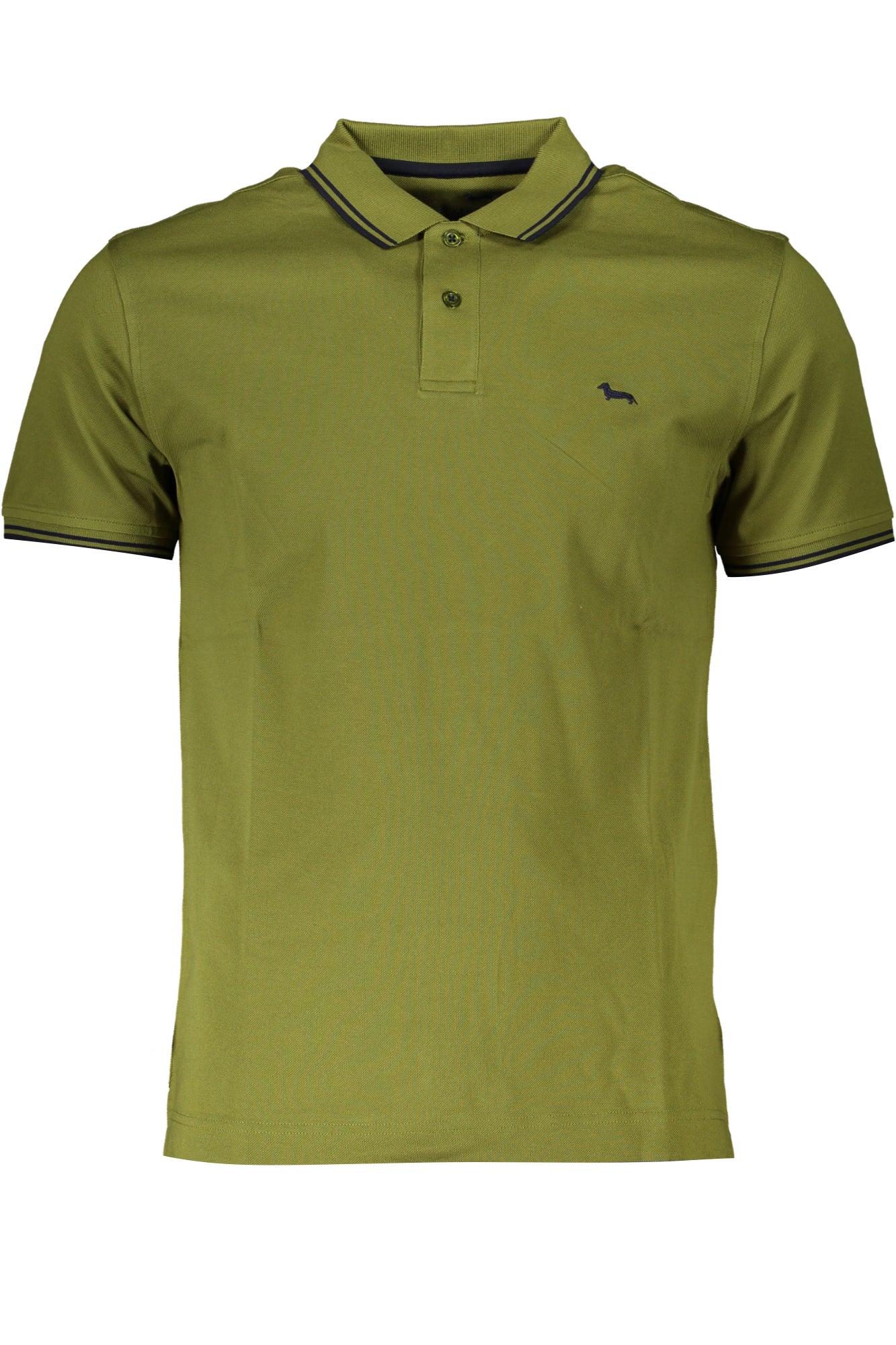 LNL010021148_VE601 – Elegantes Herren-Poloshirt in Grün - Schmale Passform mit Kontrastdetails – Größe: S, M, L, XL, 2XL, 3XL – Farbe: Verde