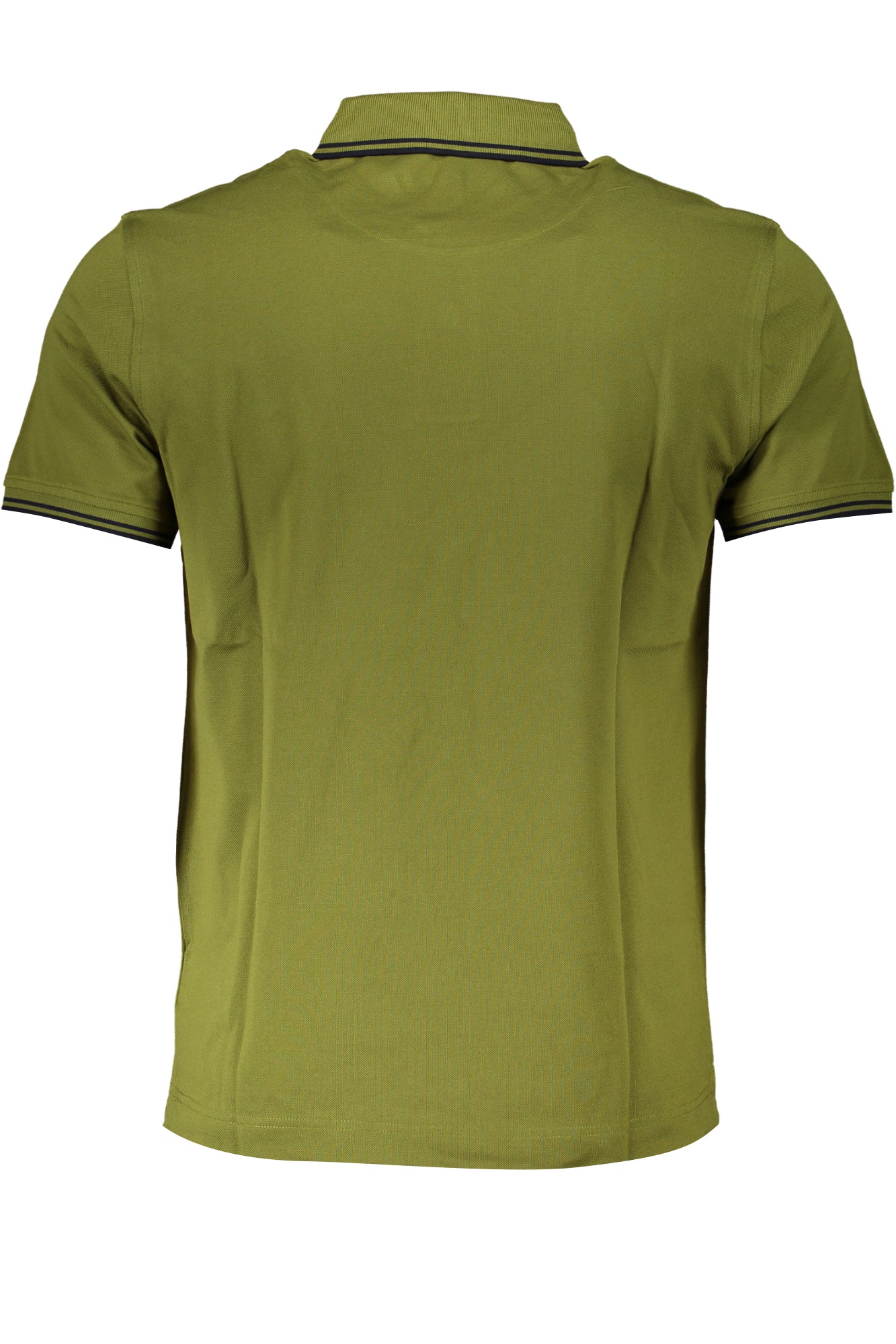 LNL010021148_VE601 – Elegantes Herren-Poloshirt in Grün - Schmale Passform mit Kontrastdetails – Größe: S, M, L, XL, 2XL, 3XL – Farbe: Verde