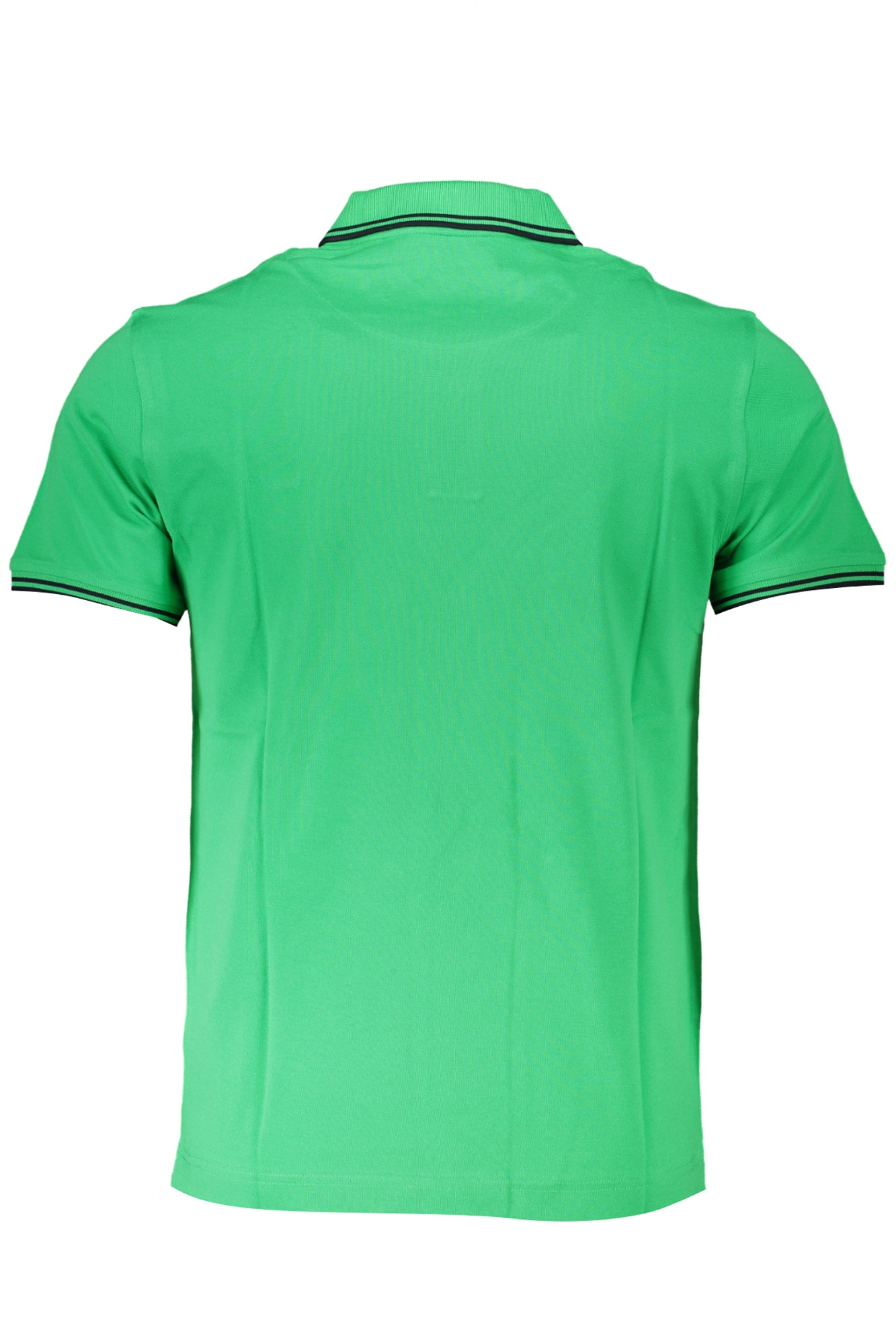 LNL010021148_VE646 – Grünes Kurzarm-Poloshirt für Herren – Schmal, mit Kontrastdetails – Größe: S, M, L, XL, 2XL – Farbe: Verde
