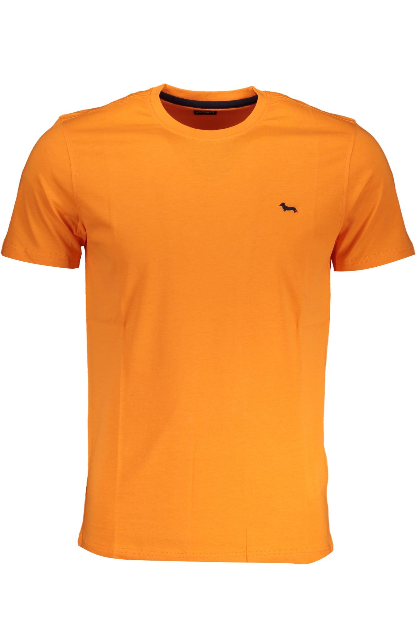 INL001021223_AR402 – Elegant Herren T-Shirt Orange - Schmale Passform & Stickerei – Größe: S, XL – Farbe: Arancione