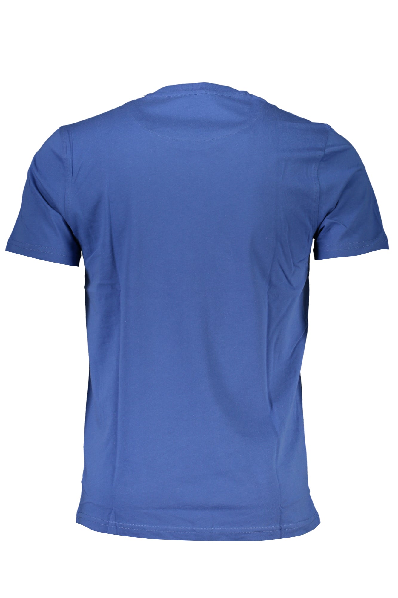 INK001021223_BL805 – Herren Slim Fit Blaues T-Shirt mit Stickerei und Rundhalsausschnitt – Größe: L, XL, 2XL – Farbe: Blu