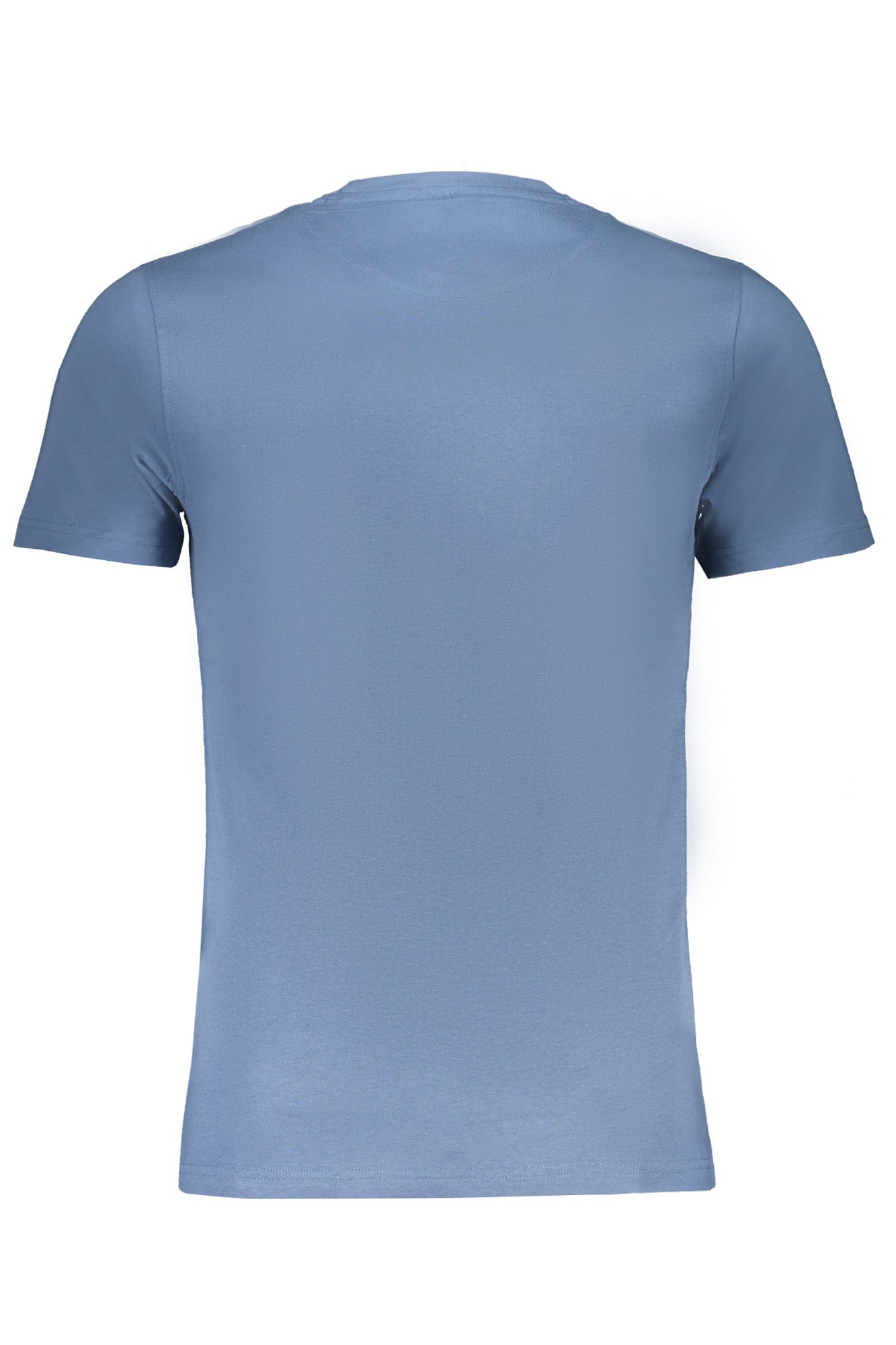 INL001021223_BL856 – Schmal geschnittenes Herren T-Shirt in Blau mit Stickerei – Größe: S, M, L, XL, 2XL, 3XL – Farbe: Blu