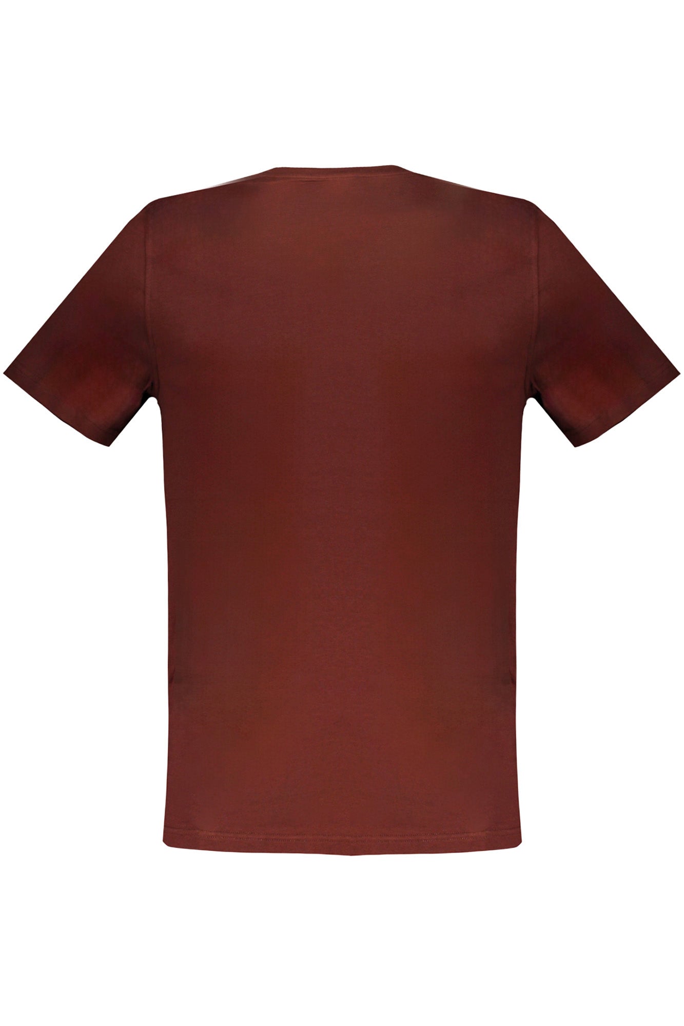 INM001021055_MA706 – Braunes Herren T-Shirt mit Stickerei - Schmaler Schnitt, Rundhals – Größe: S, M, L, XL, 2XL – Farbe: Marrone