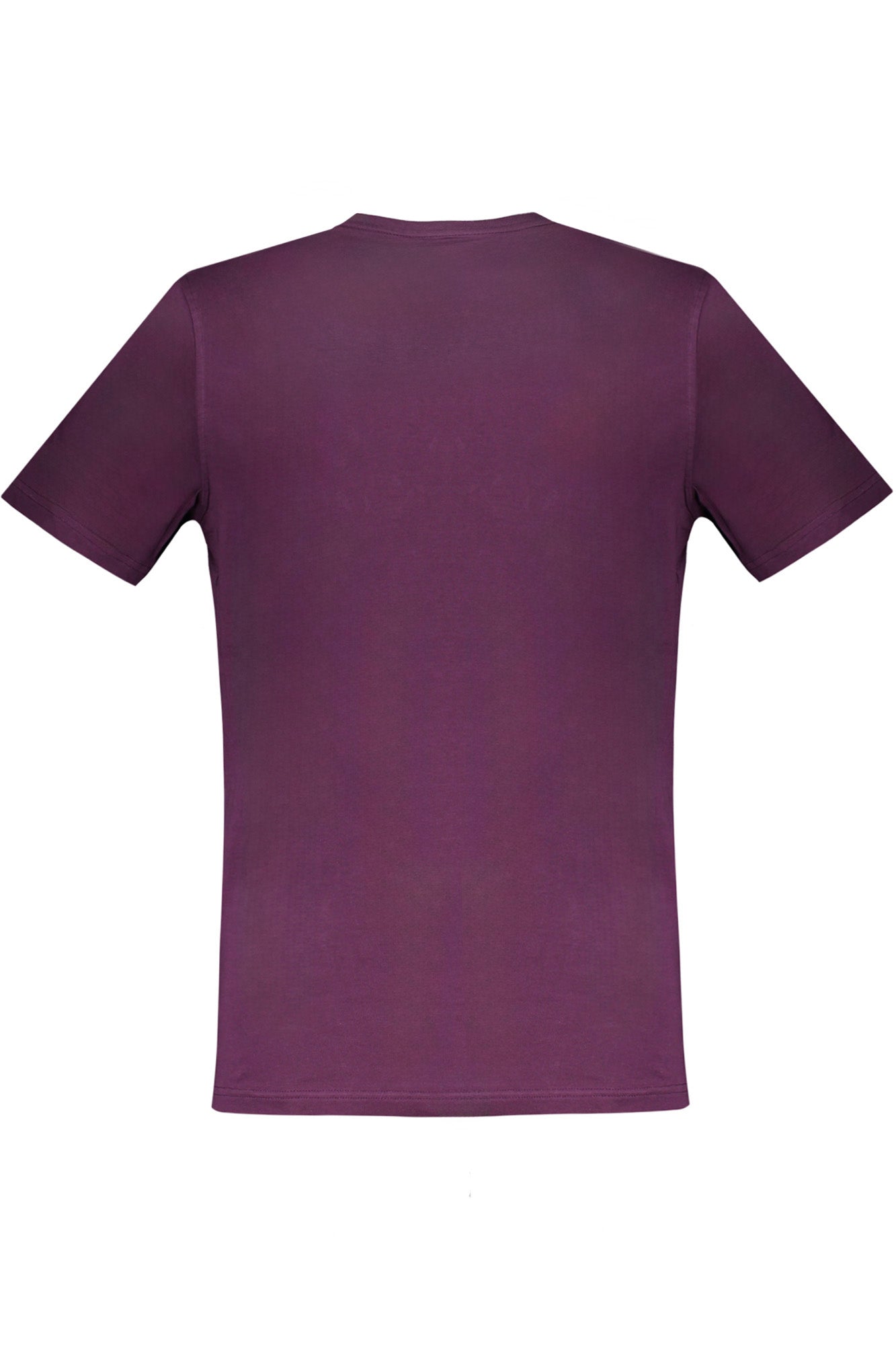 INM001021055_VI588 – Lila Herren T-Shirt mit Stickerei - Schmaler Schnitt, Rundhals – Größe: S, M, L, XL, 2XL – Farbe: Viola