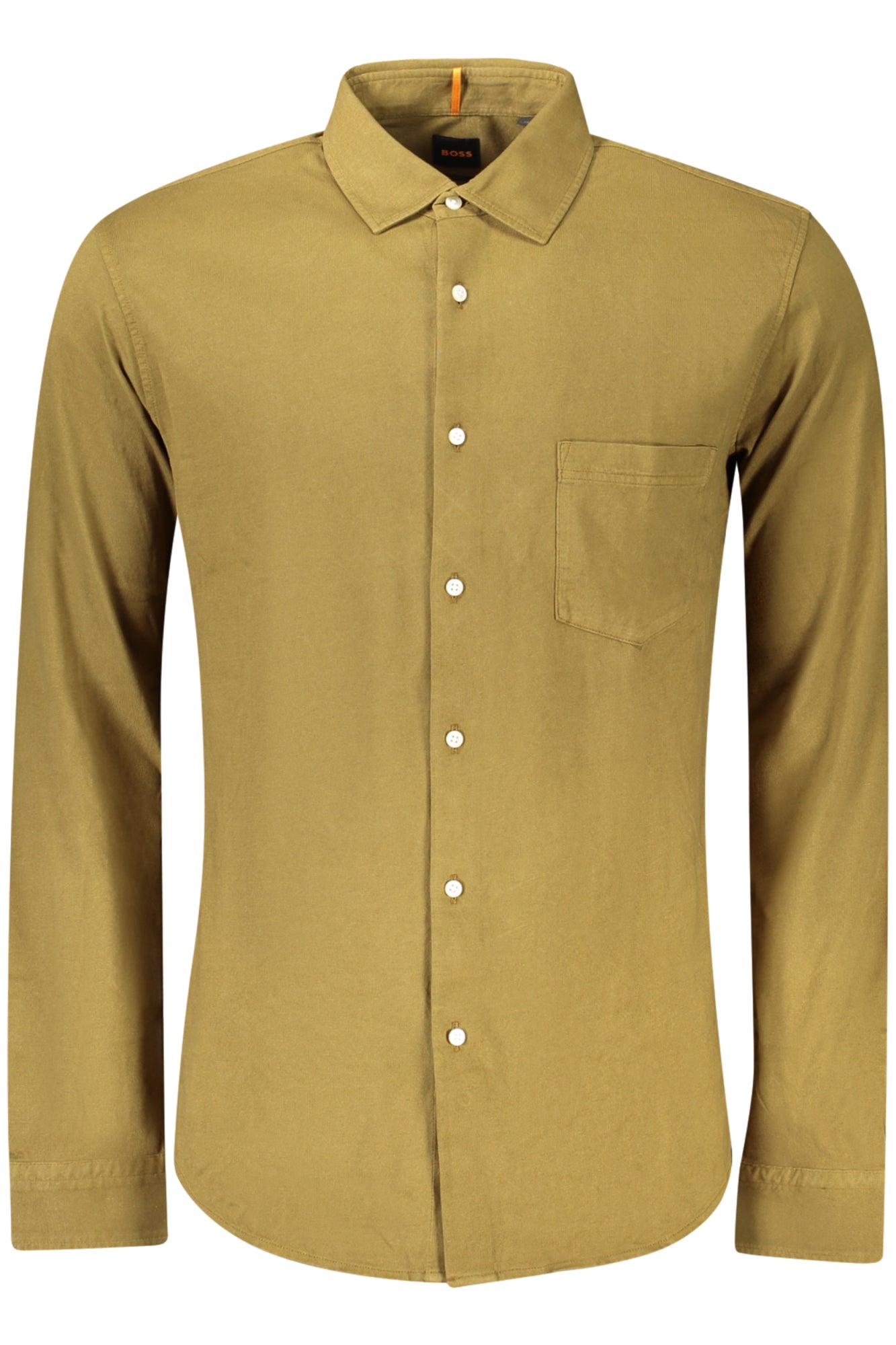 50491112MYSOFT2_VE368 – Elegantes Langarmhemd für Herren in Grün mit französischem Kragen – Größe: M, L – Farbe: Verde