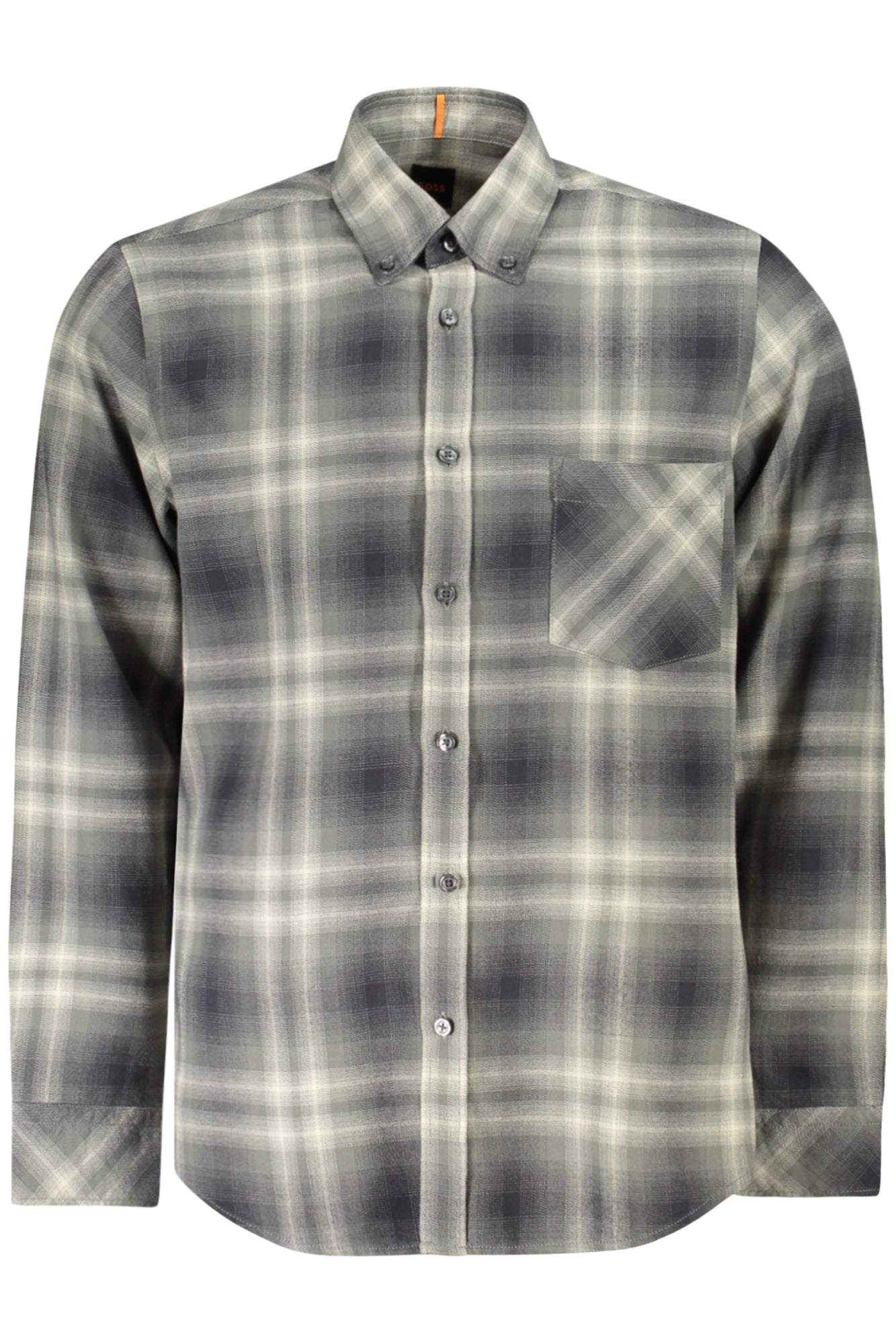 50524875RICKERT_VE076 – Grünes Herrenhemd: Nachhaltiges Design mit Button-Down-Kragen – Größe: XS, S, M, L, XL – Farbe: Verde