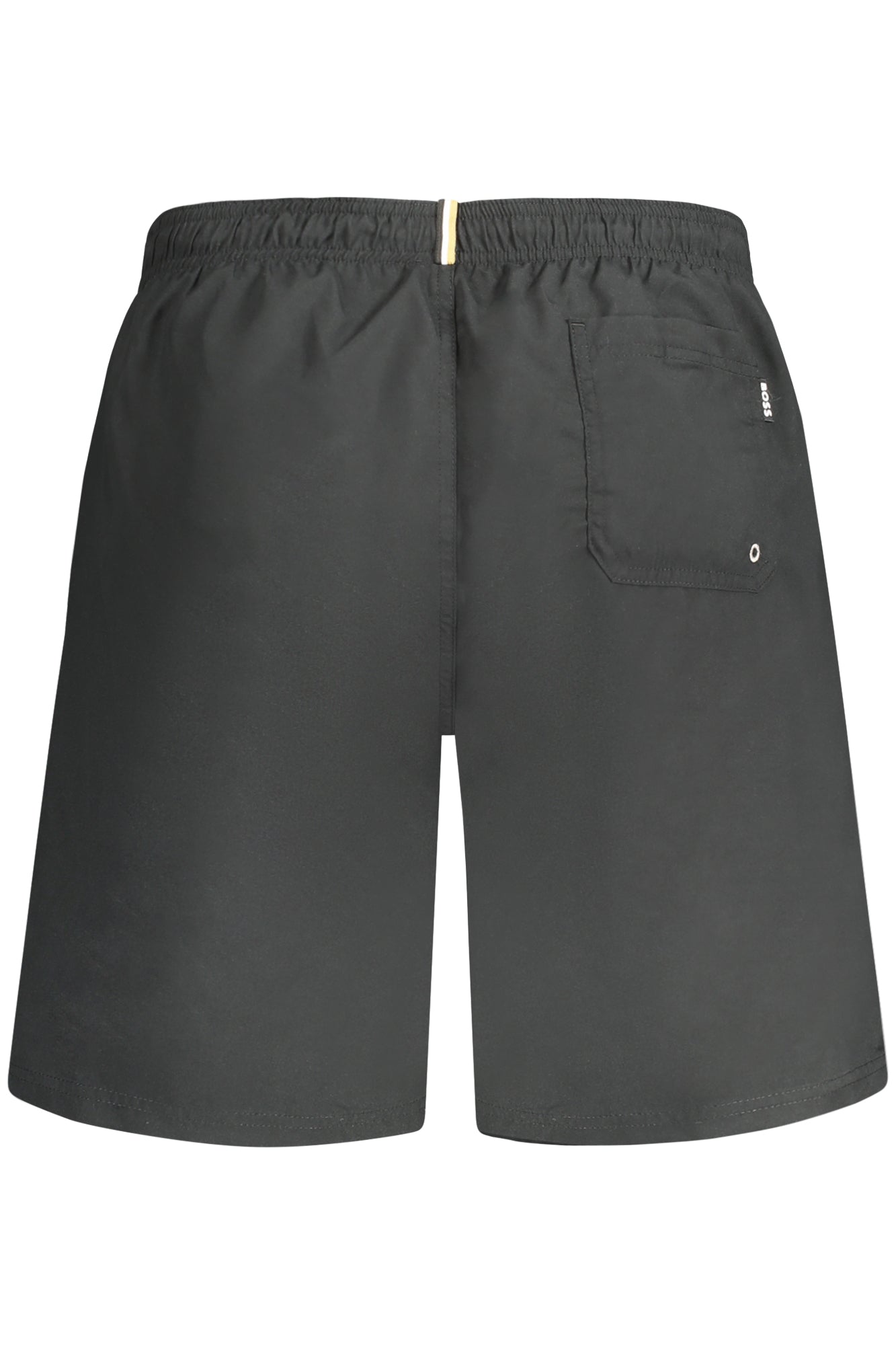 50509127ORCA_NE007 – Elegante Herren Badeboxer in Schwarz mit Kontrasten und Taschen – Größe: S, M, L, XL – Farbe: Nero