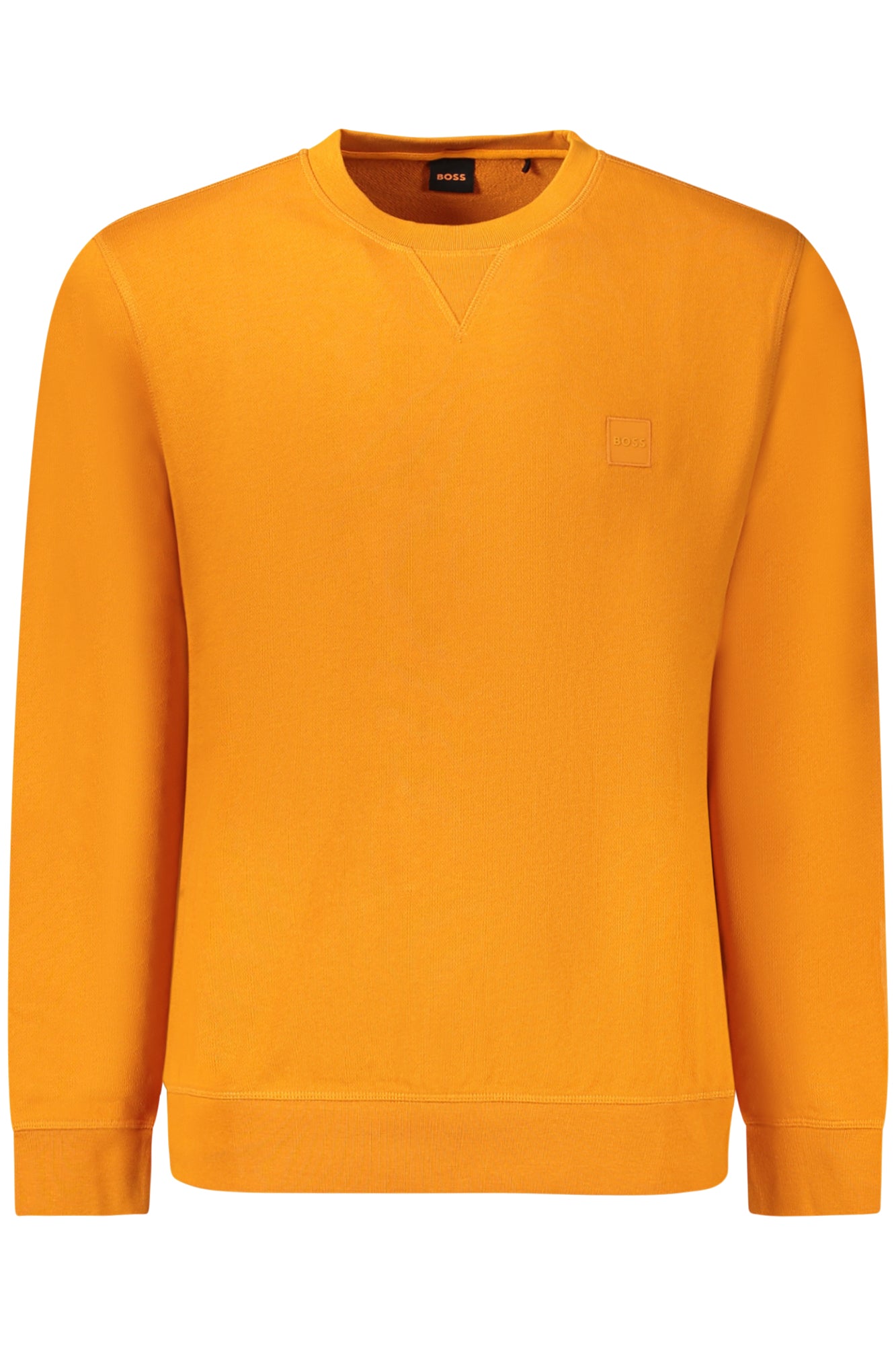 50509323WESTART_AR890 – Stylisches Herren-Sweatshirt in Orange mit Rundhals und Applikation – Größe: S, M, L – Farbe: Arancione