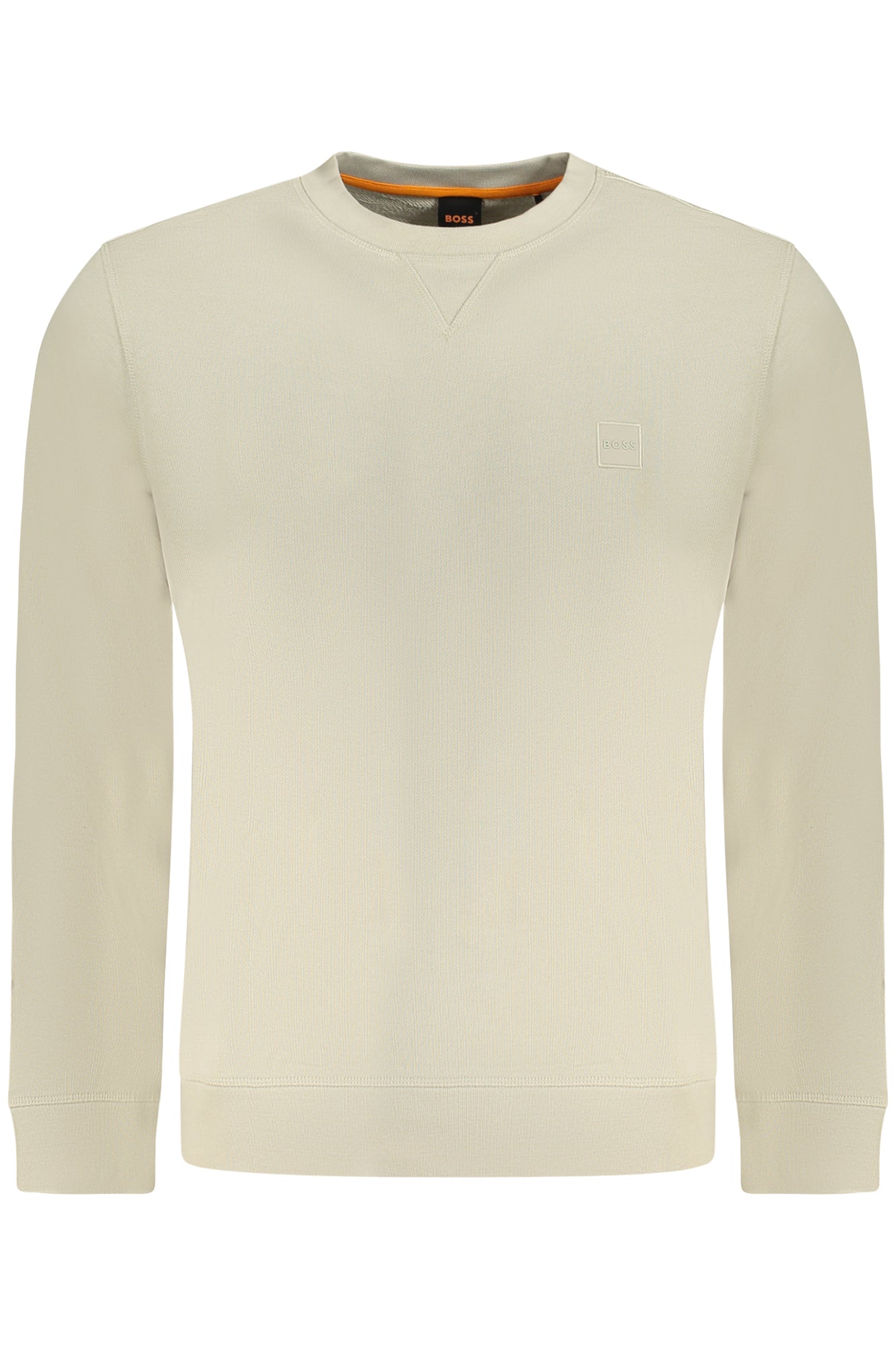 50509323WESTART_BE271 – Beiges Herren-Sweatshirt: Langarm, Rundhals, Logo-Stickerei – Größe: 3XL, M, L, XL, S, 2XL – Farbe: Beige