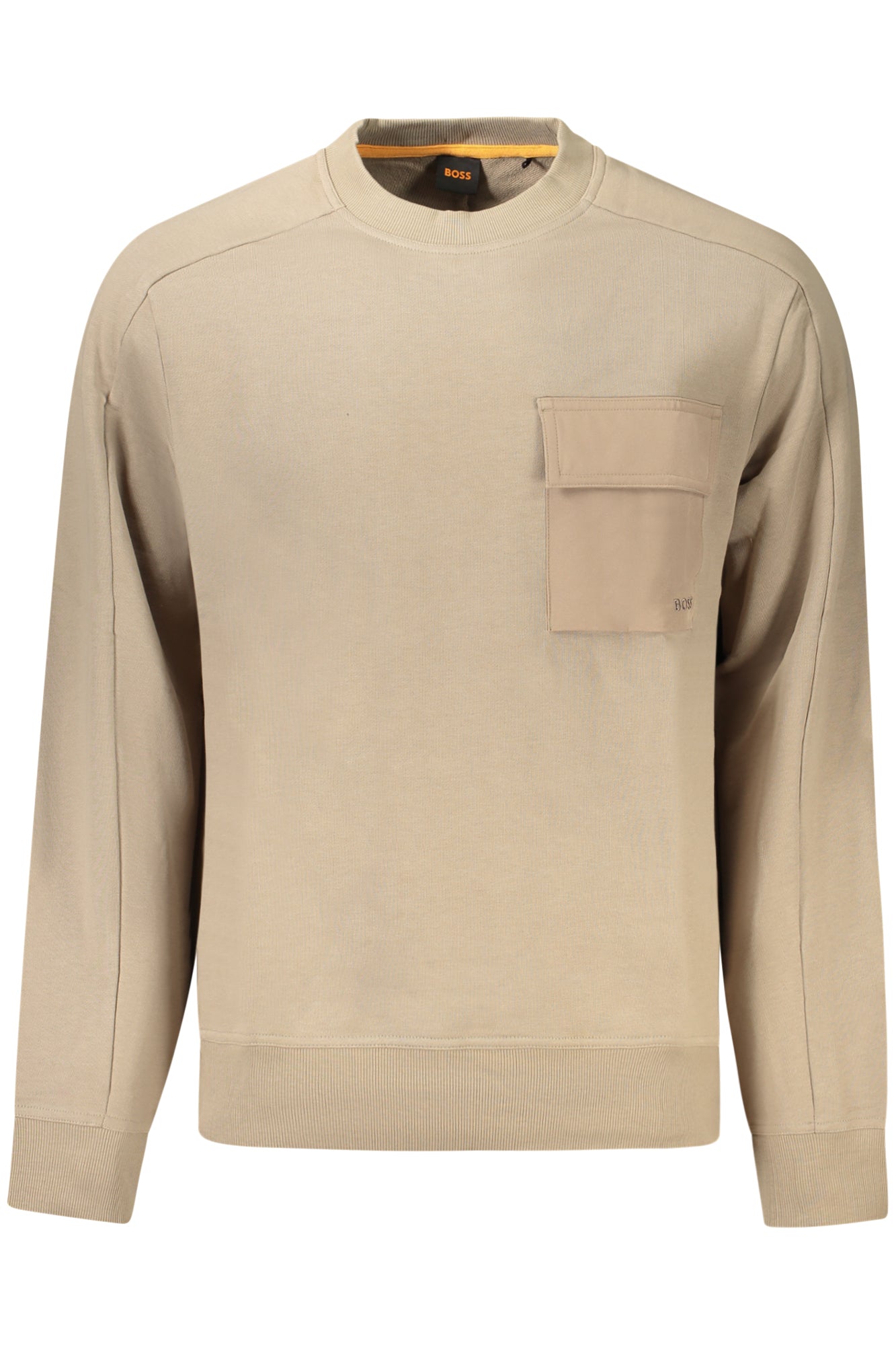 50522481WEPOCKETCARGO_BE246 – Herrenpullover Beige: Rundhalsausschnitt & Bio-Baumwolle mit Stil – Größe: S, M, L, XL, 2XL – Farbe: Beige