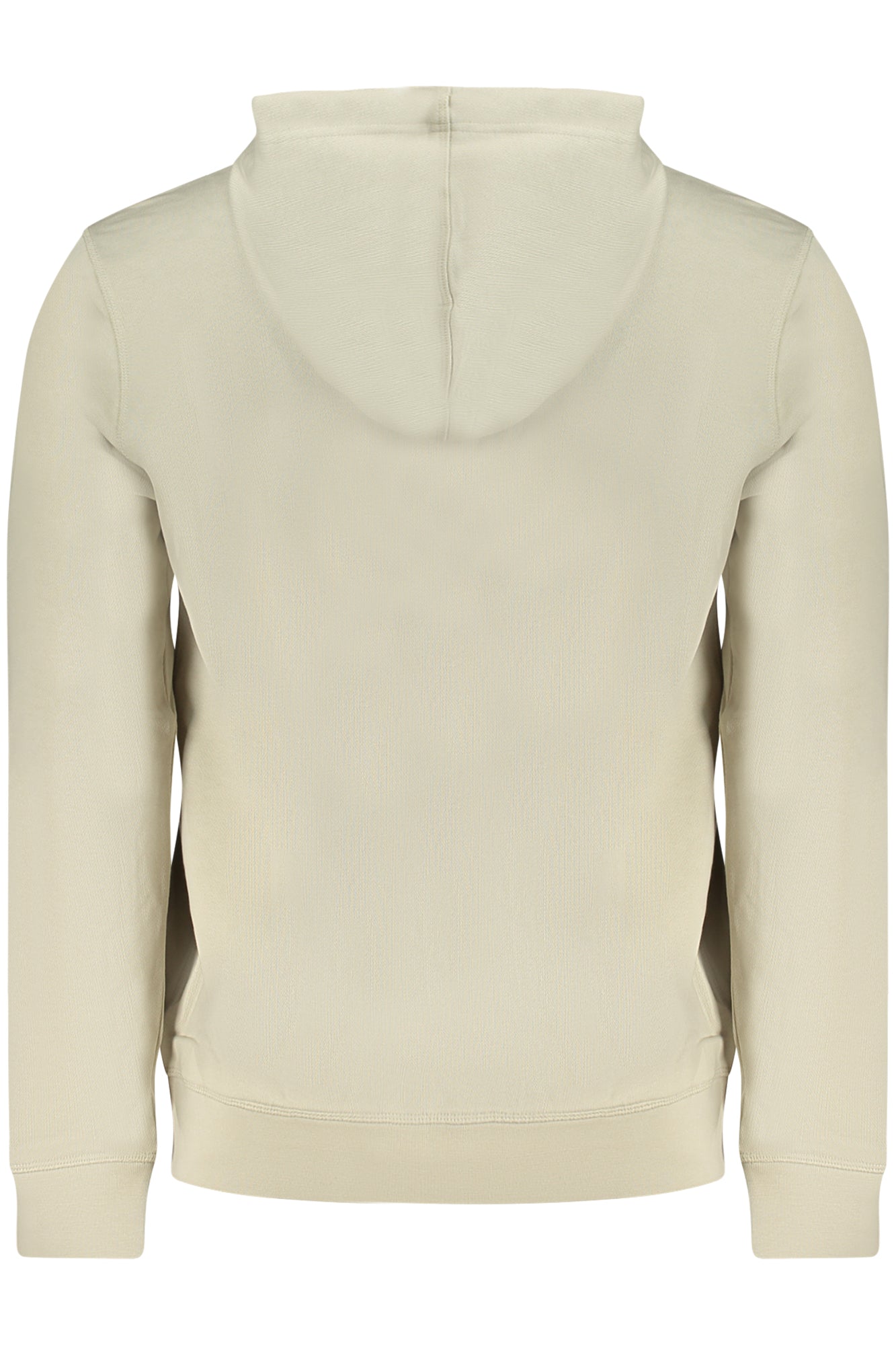 50509314WETALK_BE271 – Beiger Herren-Pullover: Langarm-Hoodie mit Stickerei & Tasche – Größe: S, M, L, XL, 2XL, 3XL – Farbe: Beige