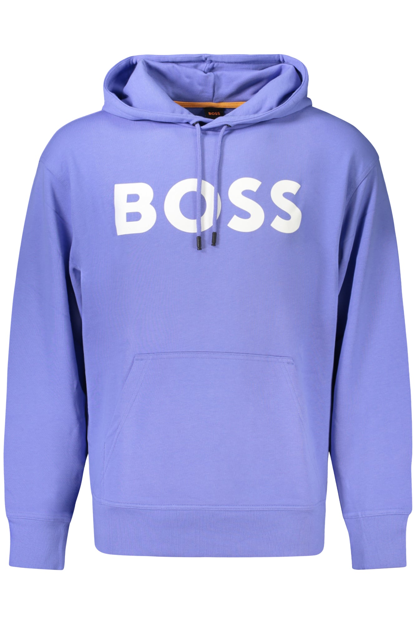 50487134WEBASICHOOD_BL525 – Herren Sweatshirt Blau - Bio-Baumwolle Kapuzenpullover mit Motiv – Größe: S, M, L, XL, 2XL – Farbe: Blu
