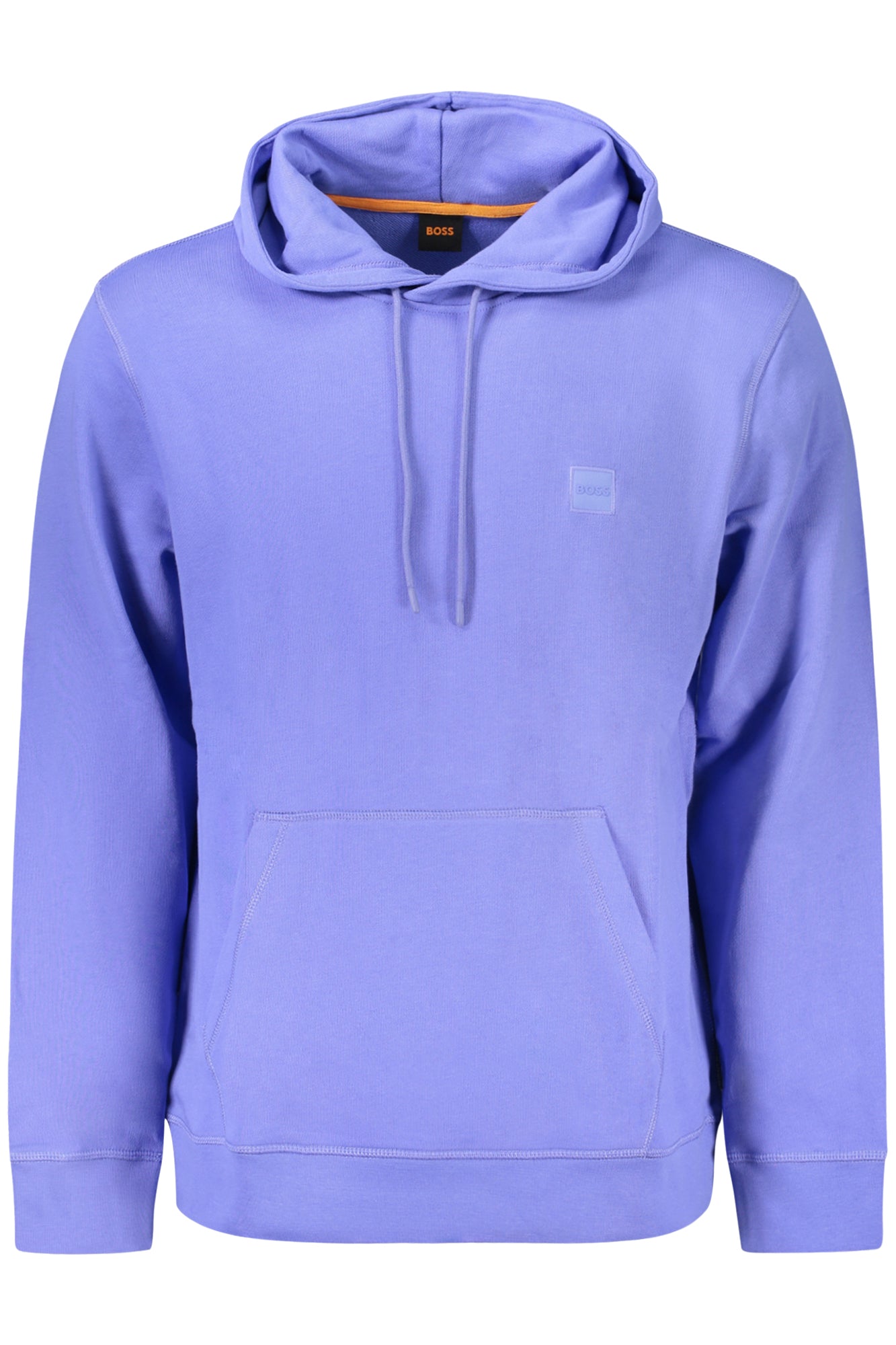 50509314WETALK_BL525 – Elegantes Herren-Sweatshirt: Blau, Kapuze, Stickerei & Tasche – Größe: 2XL, L – Farbe: Blu