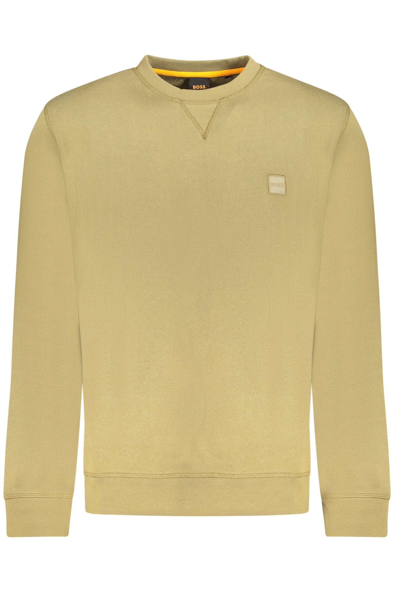 50509323WESTART_VE368 – Grünes Herren Sweatshirt: Langarm, Rundhals, Stickerei-Detail – Größe: 3XL, M, L, XL – Farbe: Verde