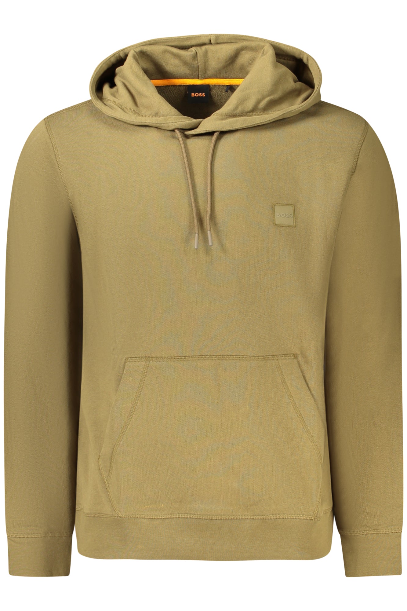 50509314WETALK_VE368 – Grüner Langarm-Pullover für Herren mit Kapuze und zentraler Tasche – Größe: 3XL – Farbe: Verde