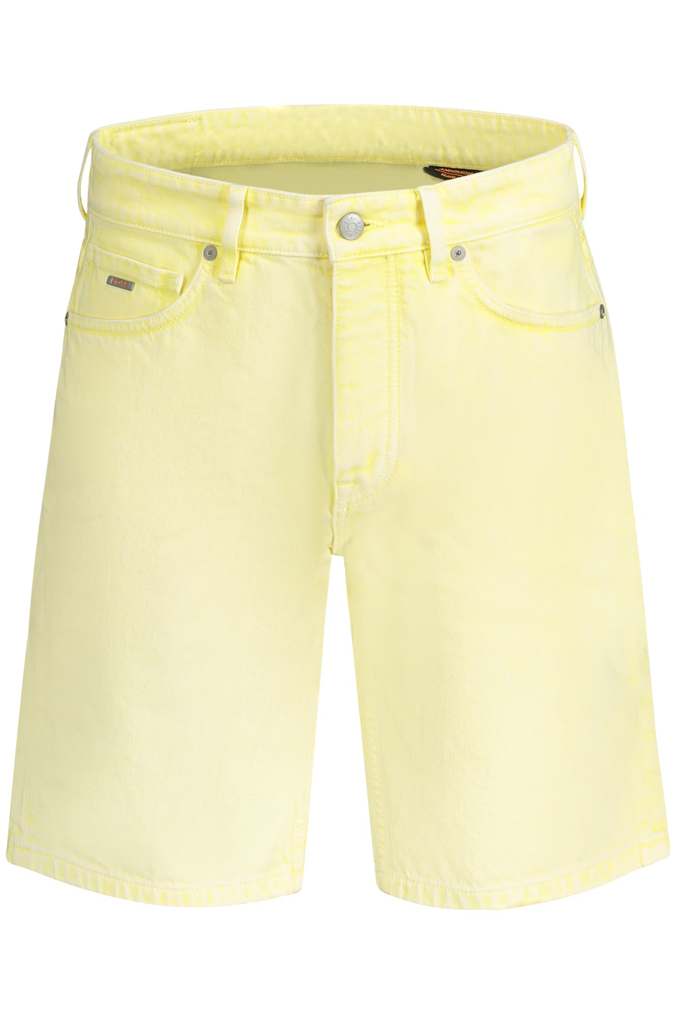 50514494ANDERSONSHORTS_GI737 – Herren Gelbe Jeans Shorts - Entspannte Passform mit 5 Taschen – Größe: 30, 31, 32, 33, 34, 35, 36 – Farbe: Giallo