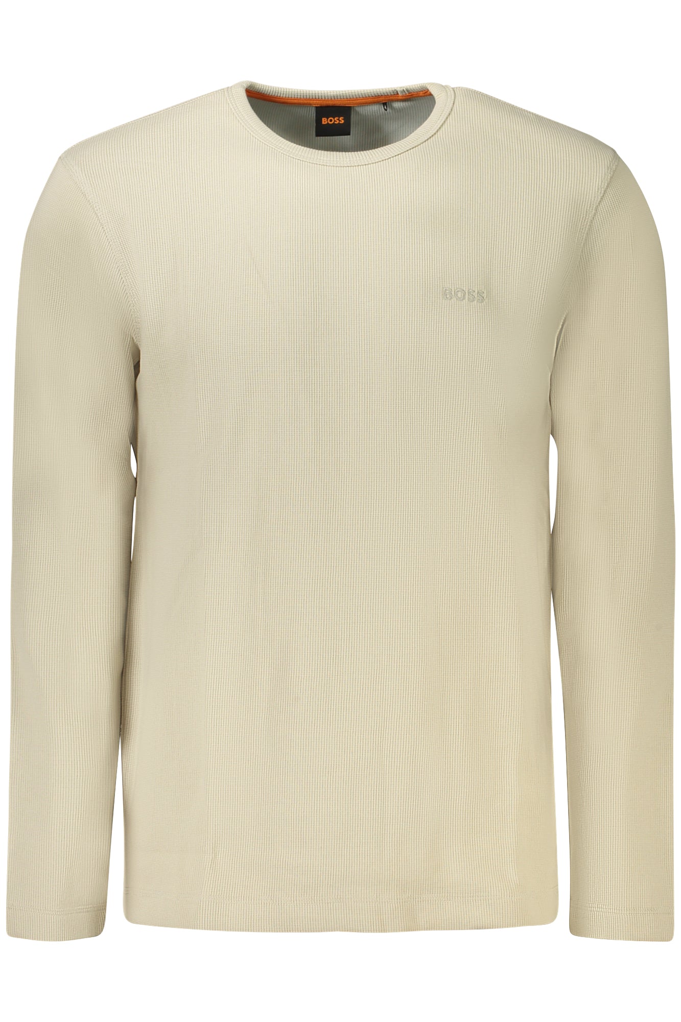 50520725TEMPESTO_BE271 – Beiger Herrenpullover mit Stickerei und Rundhals - Eleganter Look – Größe: M, L, XL, S, 2XL, 3XL – Farbe: Beige