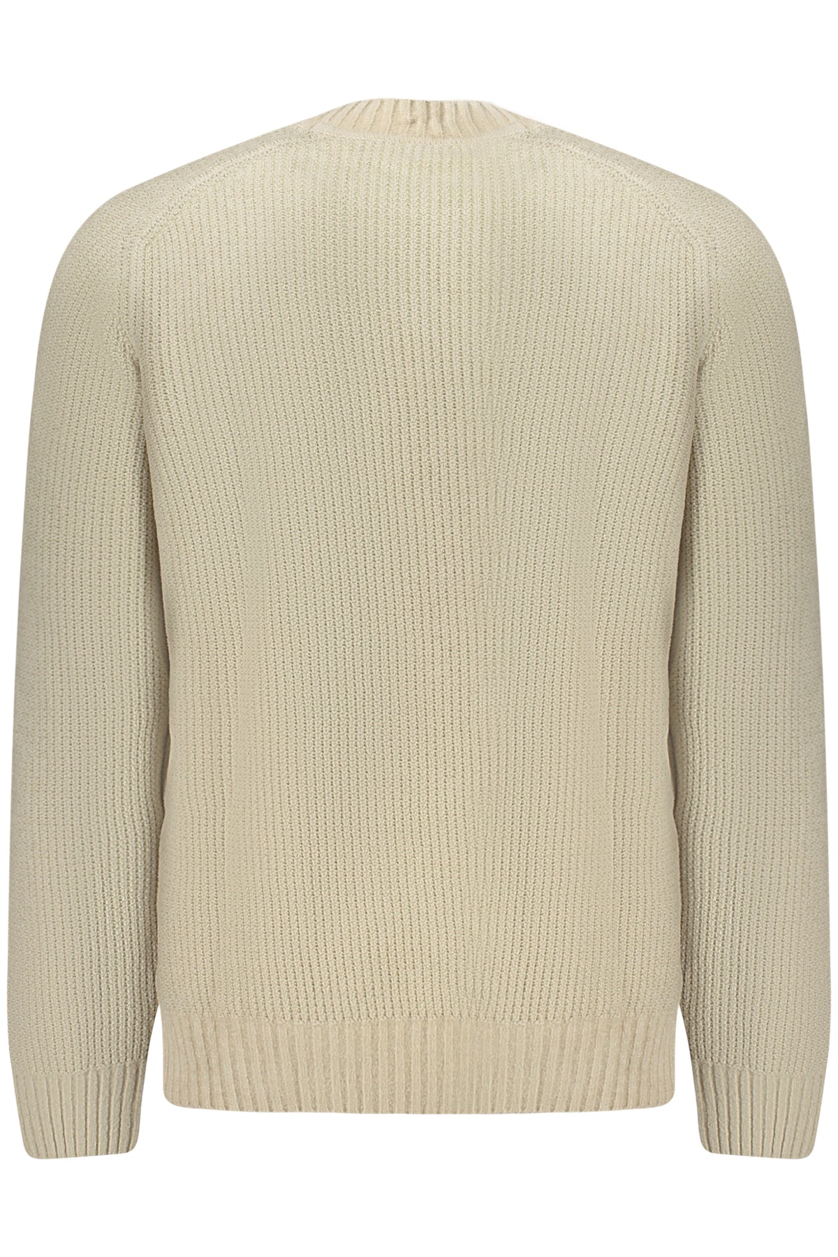 50523568AMARSON_BE271 – Beiger Herrenpullover: Langarmshirt aus Chenille mit Rundhalsausschnitt – Größe: S, M, L, XL, 2XL – Farbe: Beige