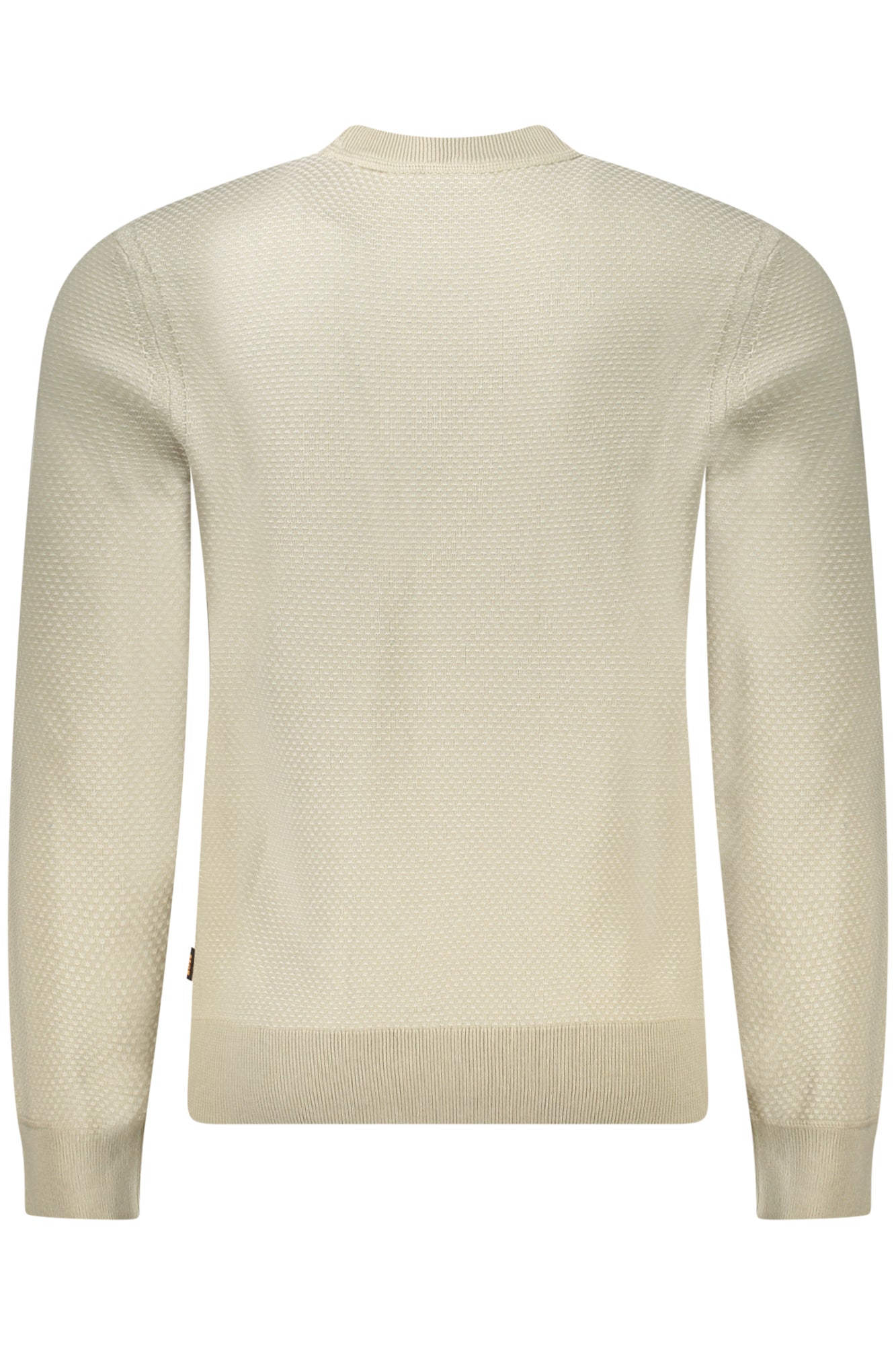 50519081KAPOKSI_BE271 – Eleganter Herrenpullover Beige mit Kontrastdetails und Rundhals – Größe: M, L, XL, 2XL – Farbe: Beige