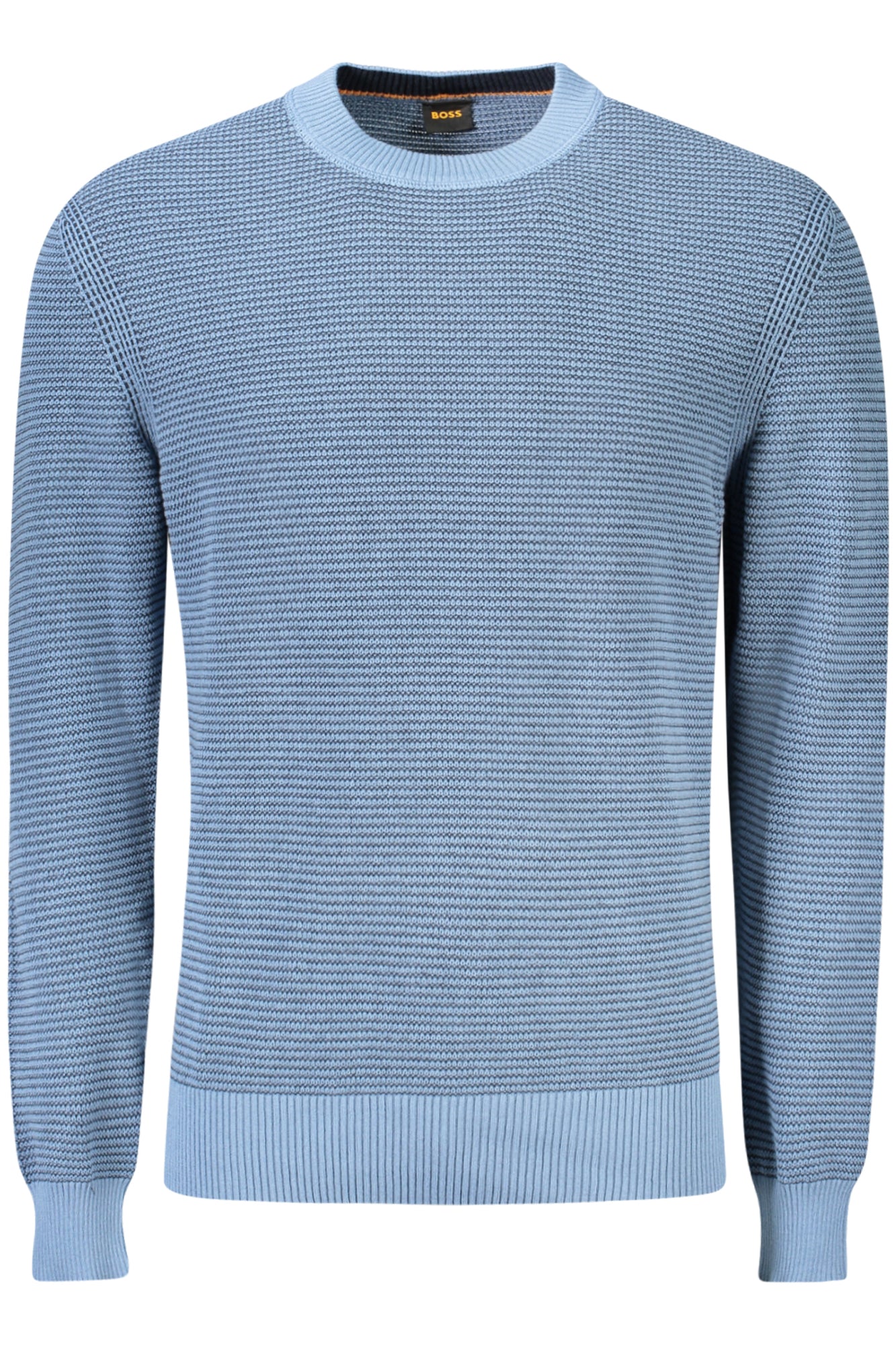 50523575AMERCURY_BL472 – Herrenpullover Blau: Stilvoller Langarm mit Rundhals und Details – Größe: S, M, L, XL, 2XL, 3XL – Farbe: Blu