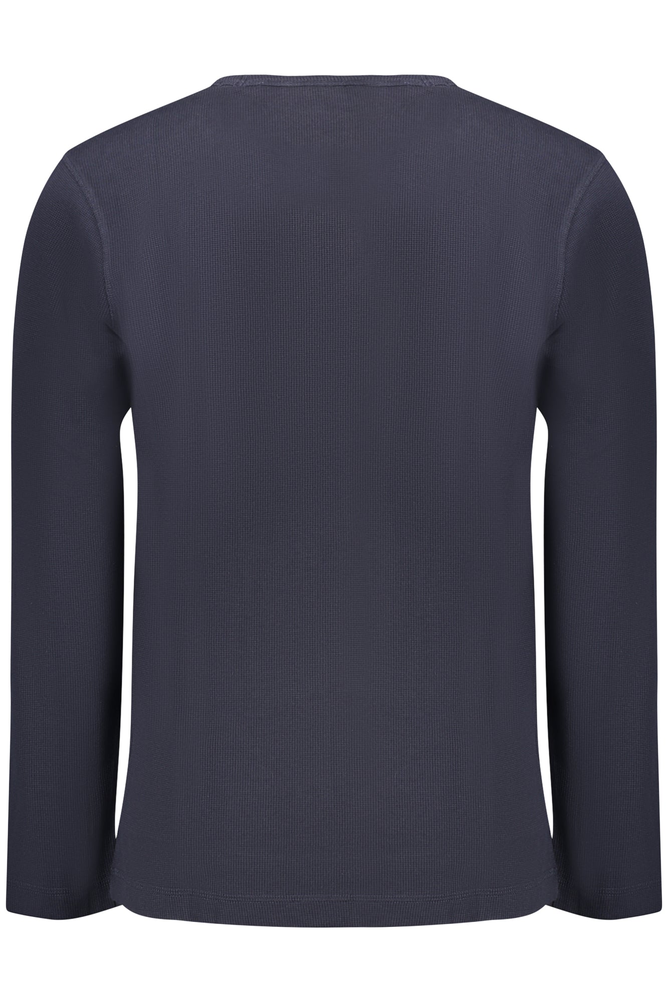 50520725TEMPESTO_BL404 – Eleganter Blauer Herrenpullover mit Rundhals und Stickerei-Details – Größe: S, M, L, XL, 2XL, 3XL – Farbe: Blu