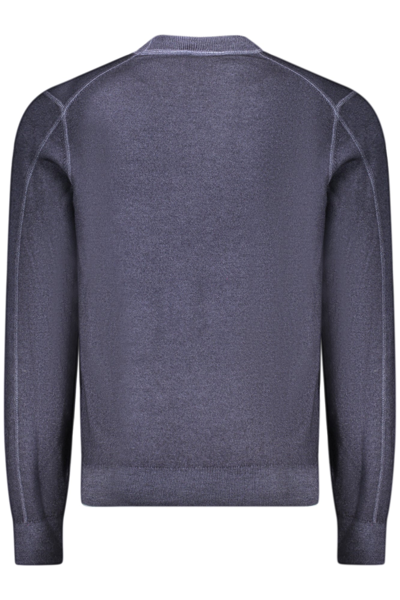 50527334ASTEFANO_BL404 – Eleganter Herren Pullover in Blau: Langarm, Rundhals, mit Stickereien – Größe: M, L, XL, 2XL – Farbe: Blu
