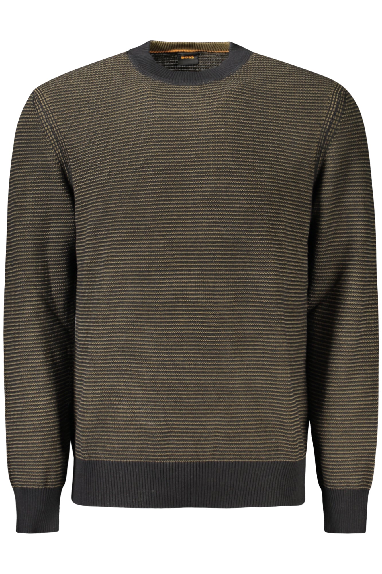 50523575AMERCURY_NE001 – Eleganter Herrenpullover in Schwarz mit Kontrastdetails und Rundhals – Größe: S, M, L, XL, 2XL, 3XL – Farbe: Nero